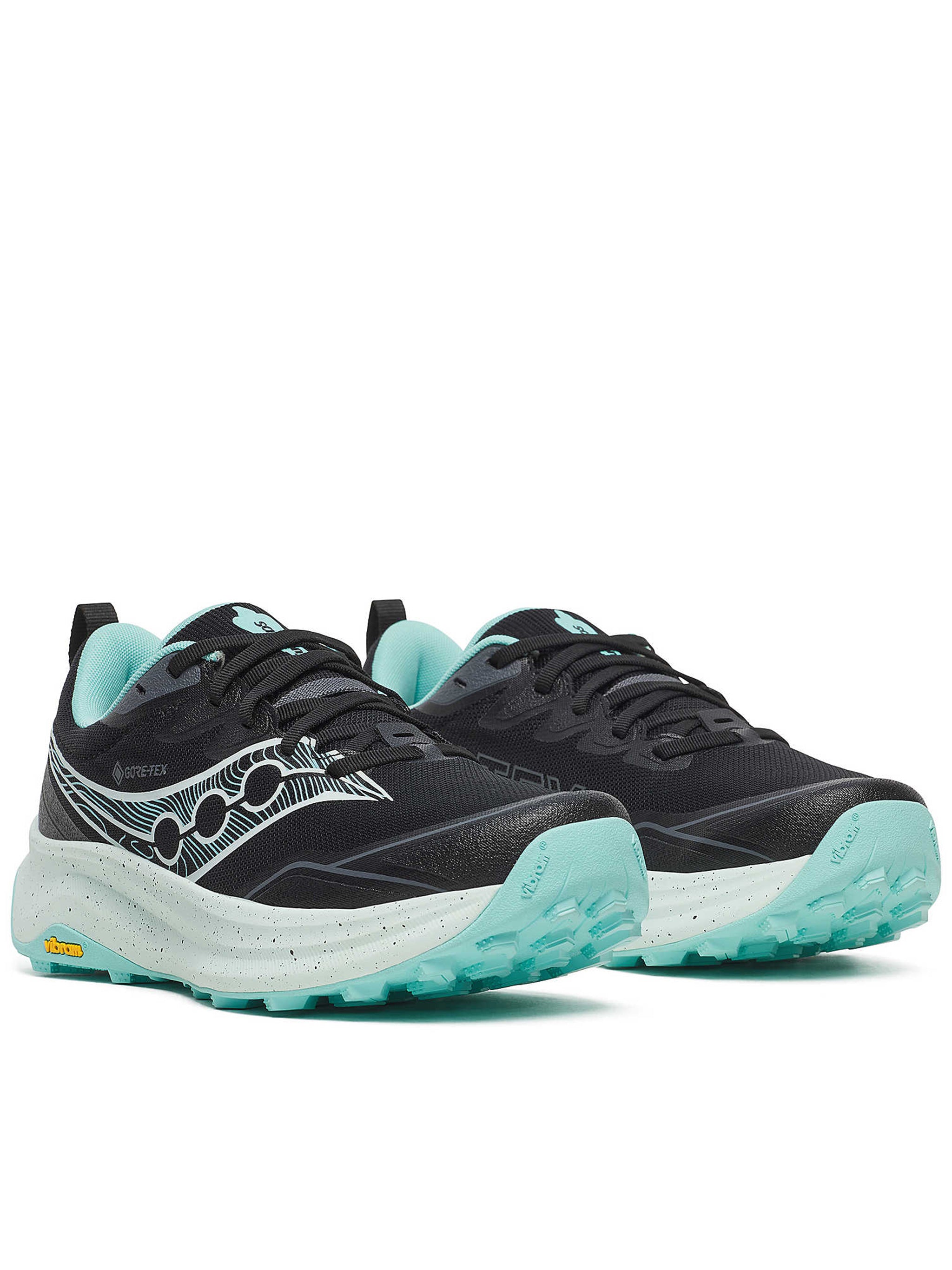 Trail Running Sneakers with Vibram Outsole and Dynamic Contrast
