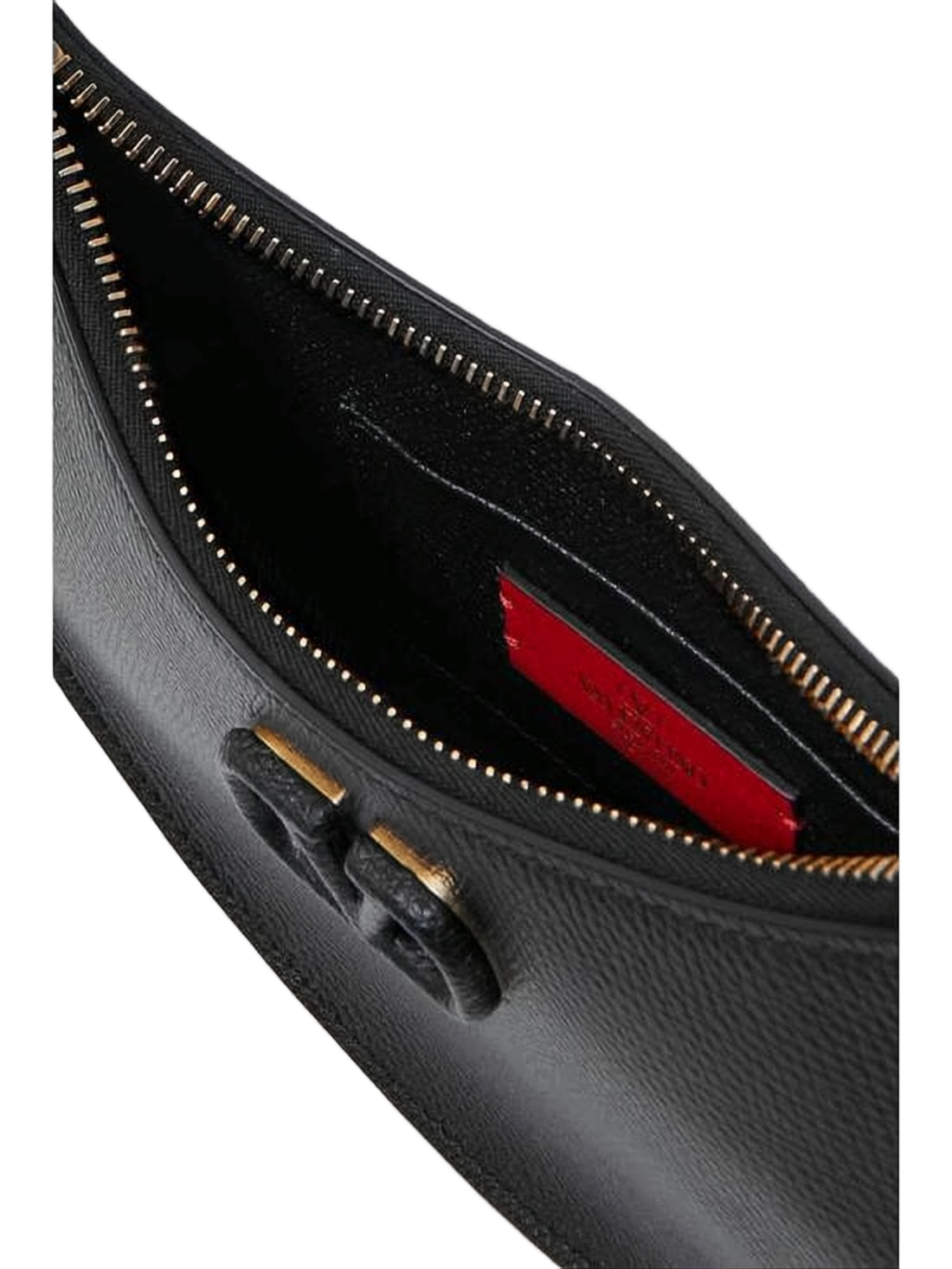 Crescent-Shape Cow Leather Shoulder Bag