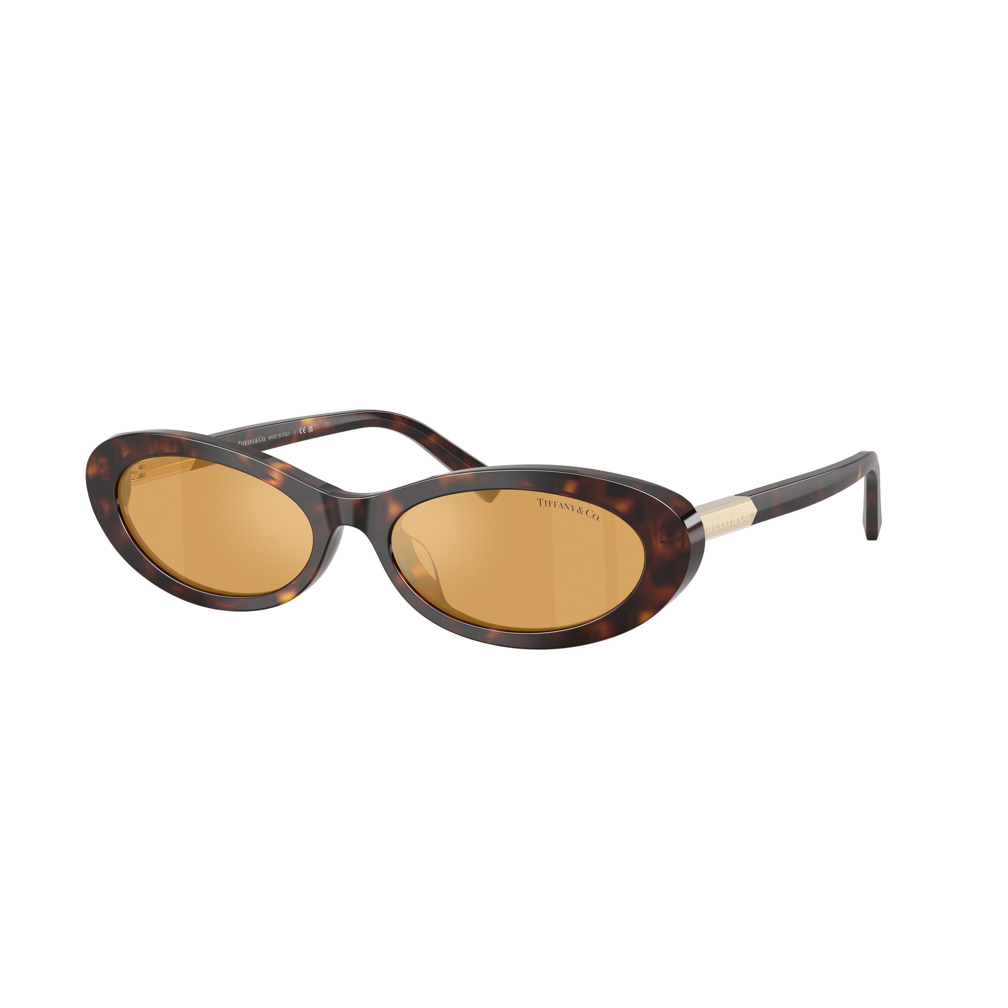 0tf4250 Oval Tortoiseshell Sunglasses