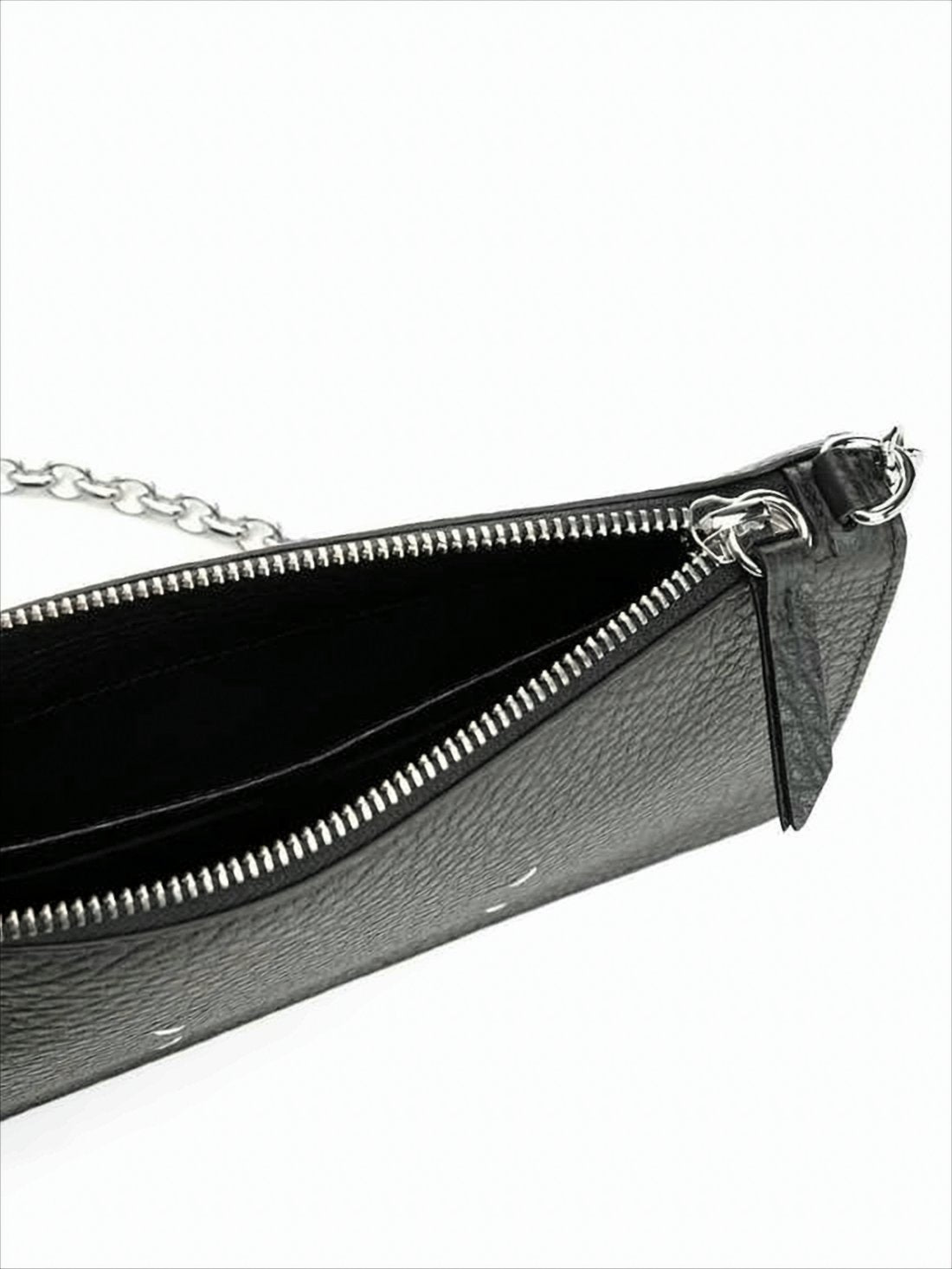 Textured Calf Leather Crossbody Bag
