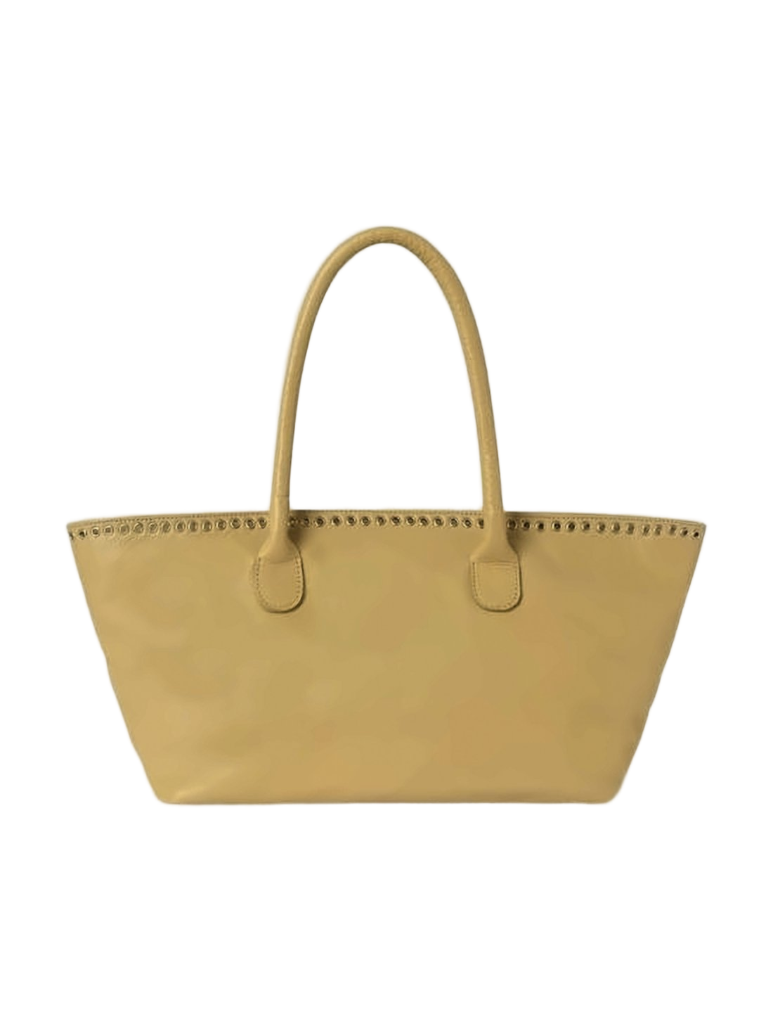 Structured Brown Leather Shoulder Bag