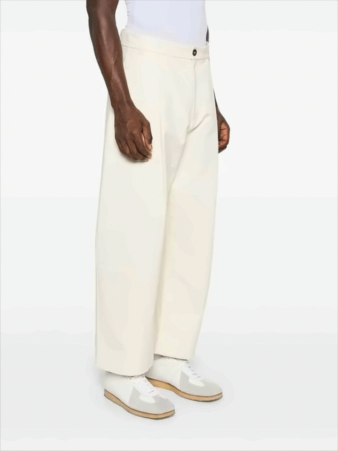 Wide-Leg Straight Cut Pants