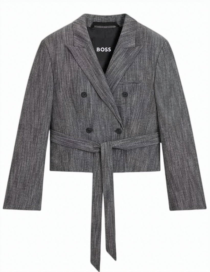 Jelsia Double Breasted Belted Blazer