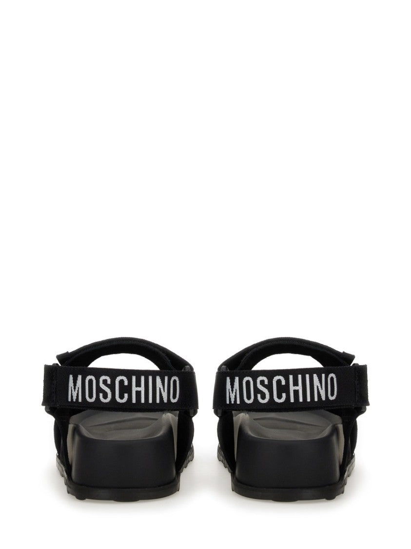 Black Leather Sandals
