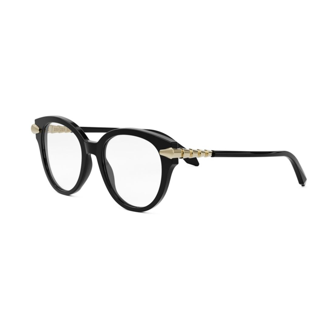 Bv50027i Glossy Black Round Eyeglasses