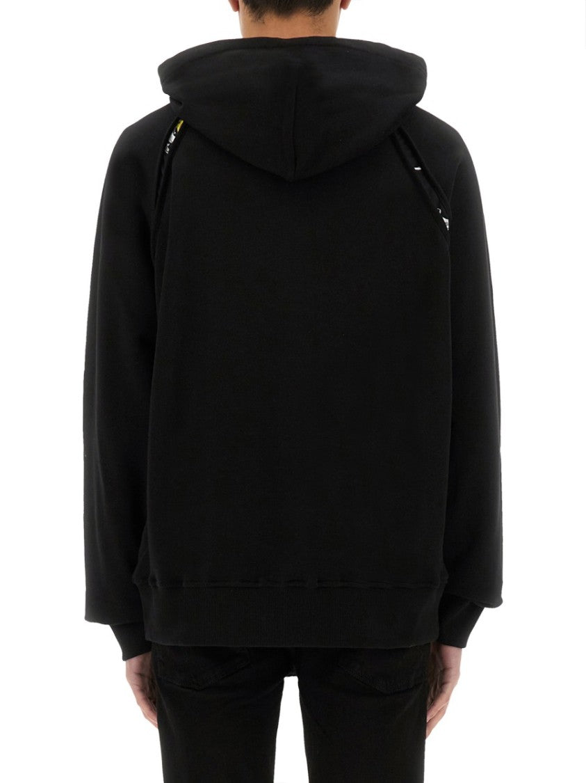 Relaxed Fit Black Hoodie