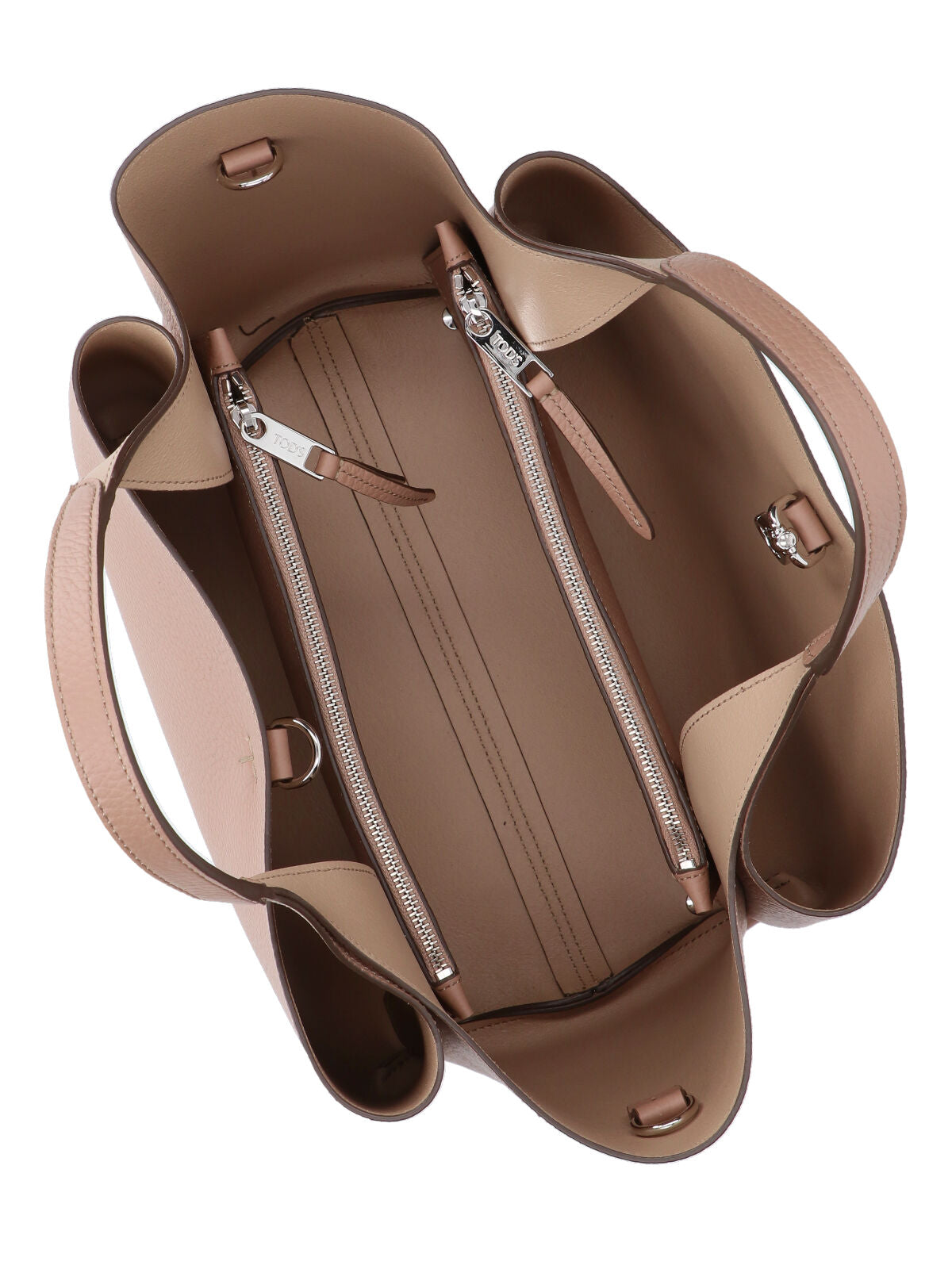 Mini Beige Leather Tote