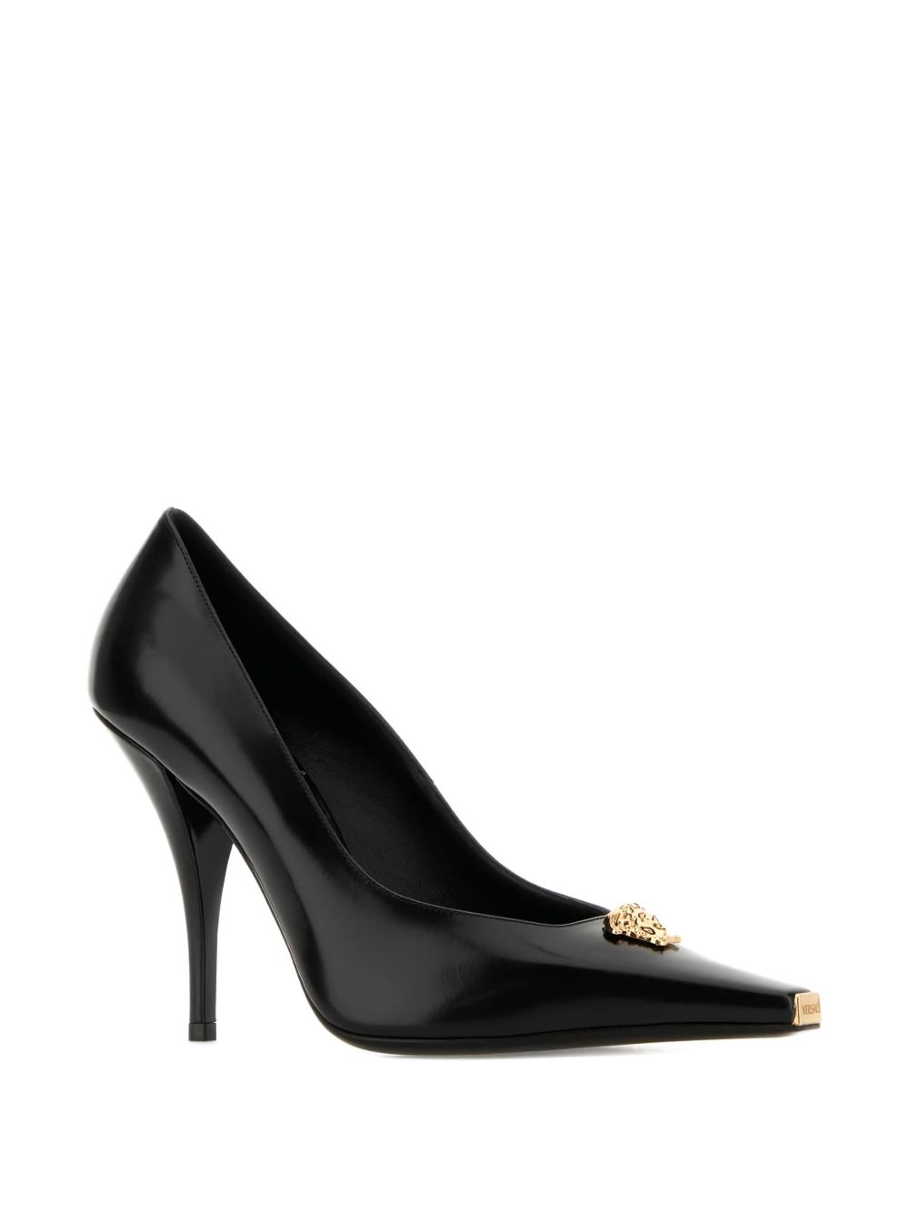 Pointed Toe Leather Pump