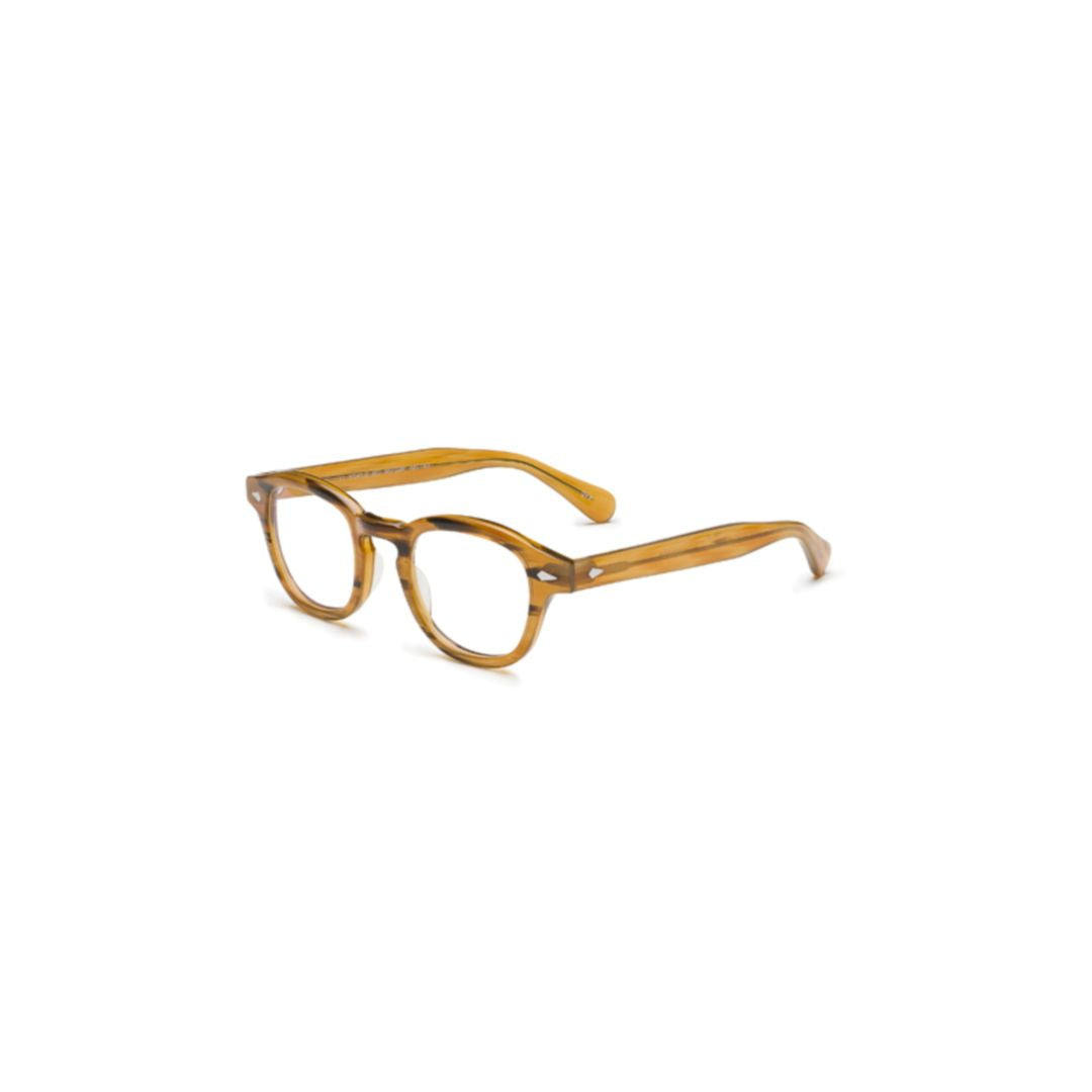Or-Lem-O Lemtosh Round Acetate Eyeglasses with Keyhole Bridge