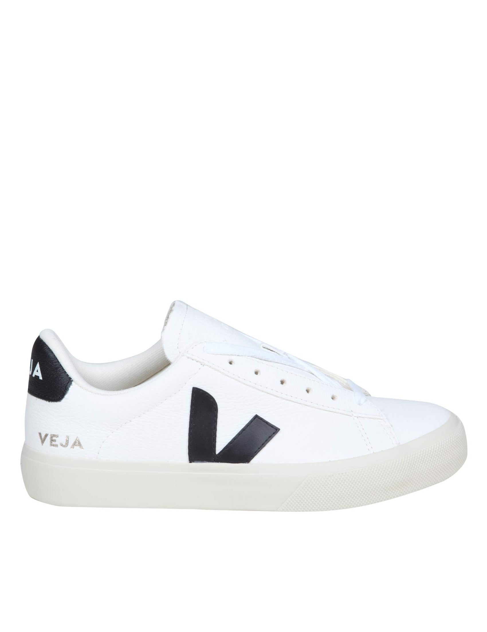 Campo Chromefree In White/Black Leather