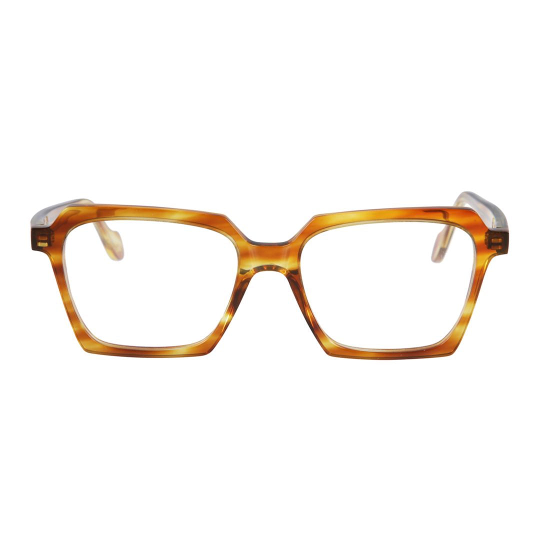 Kallima Light Bold Tortoiseshell Pattern Square Frame Eyeglasses