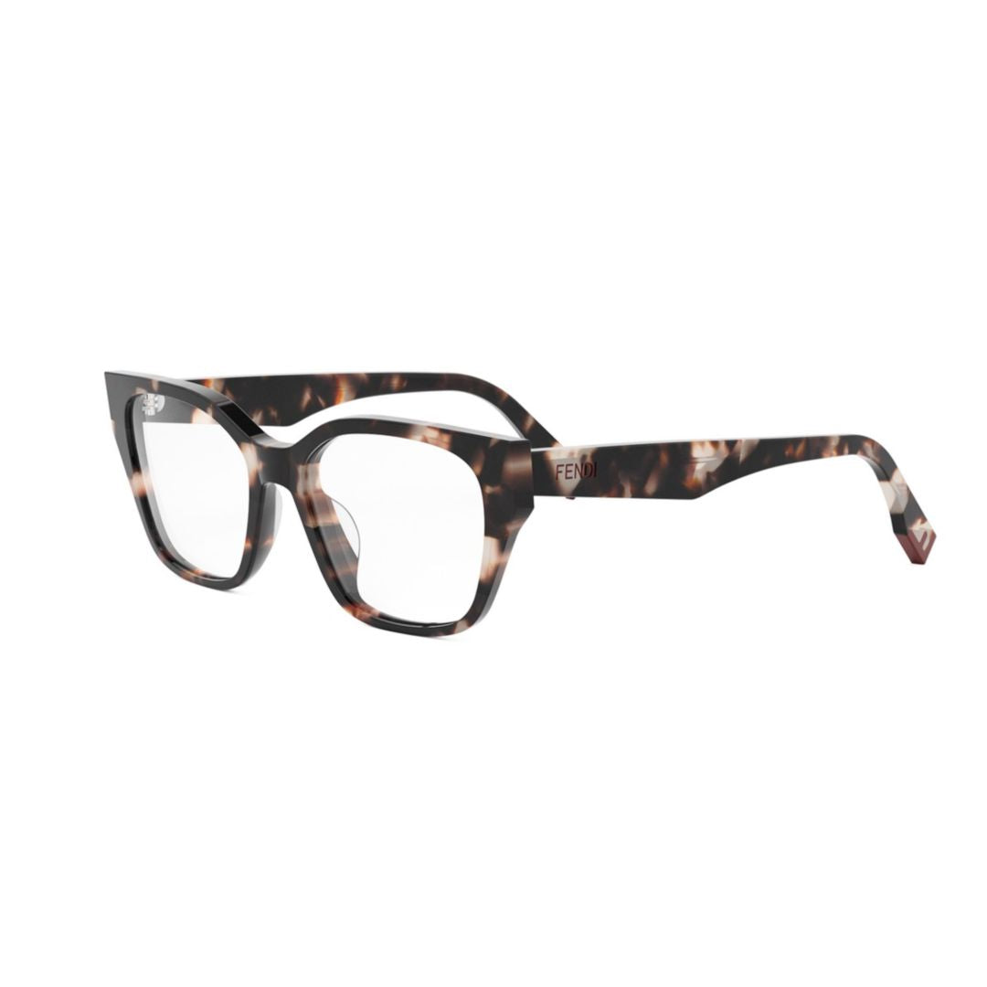Fe50001i Oversized Tortoiseshell Square Eyeglasses