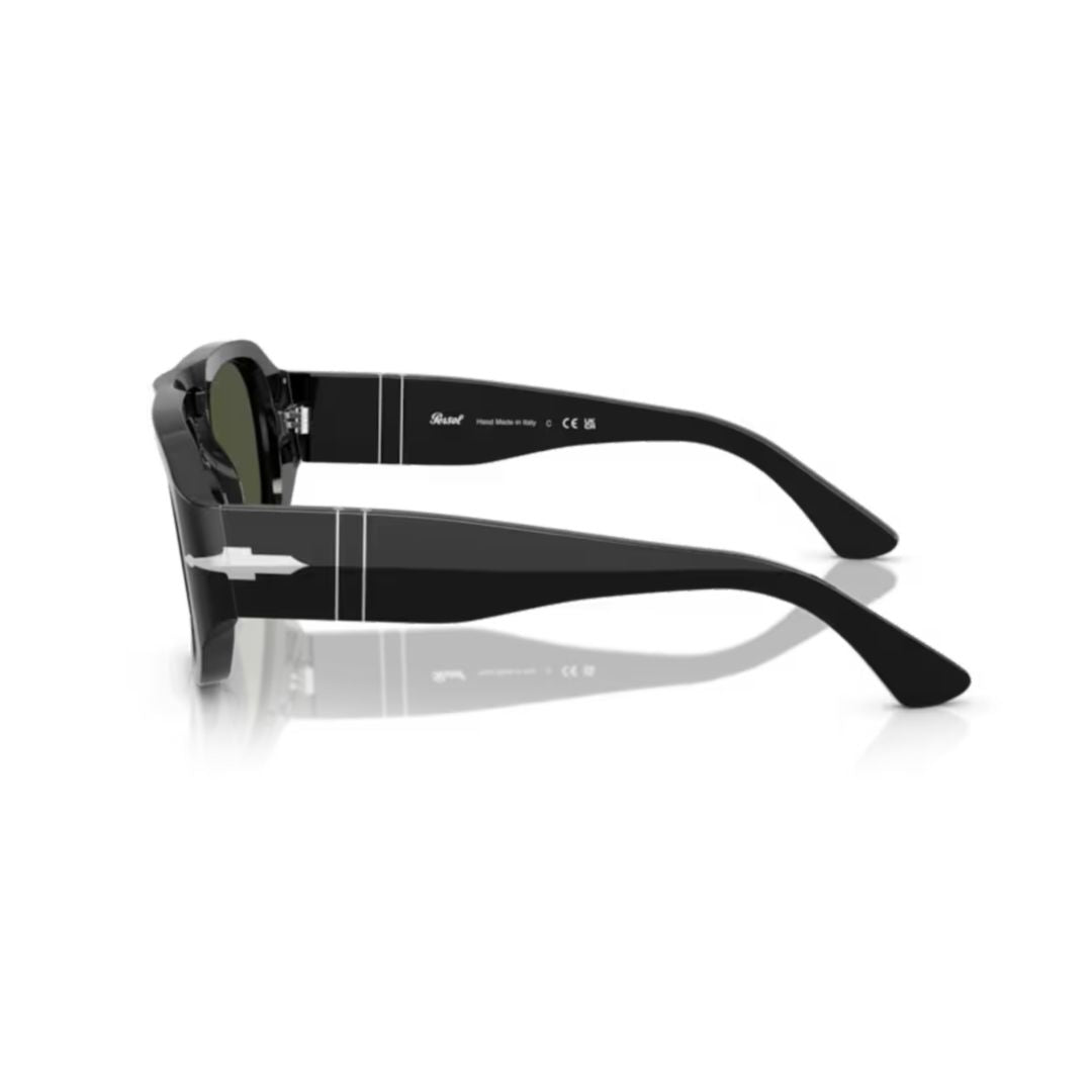0po3373s Square Acetate Sunglasses with Double Bridge