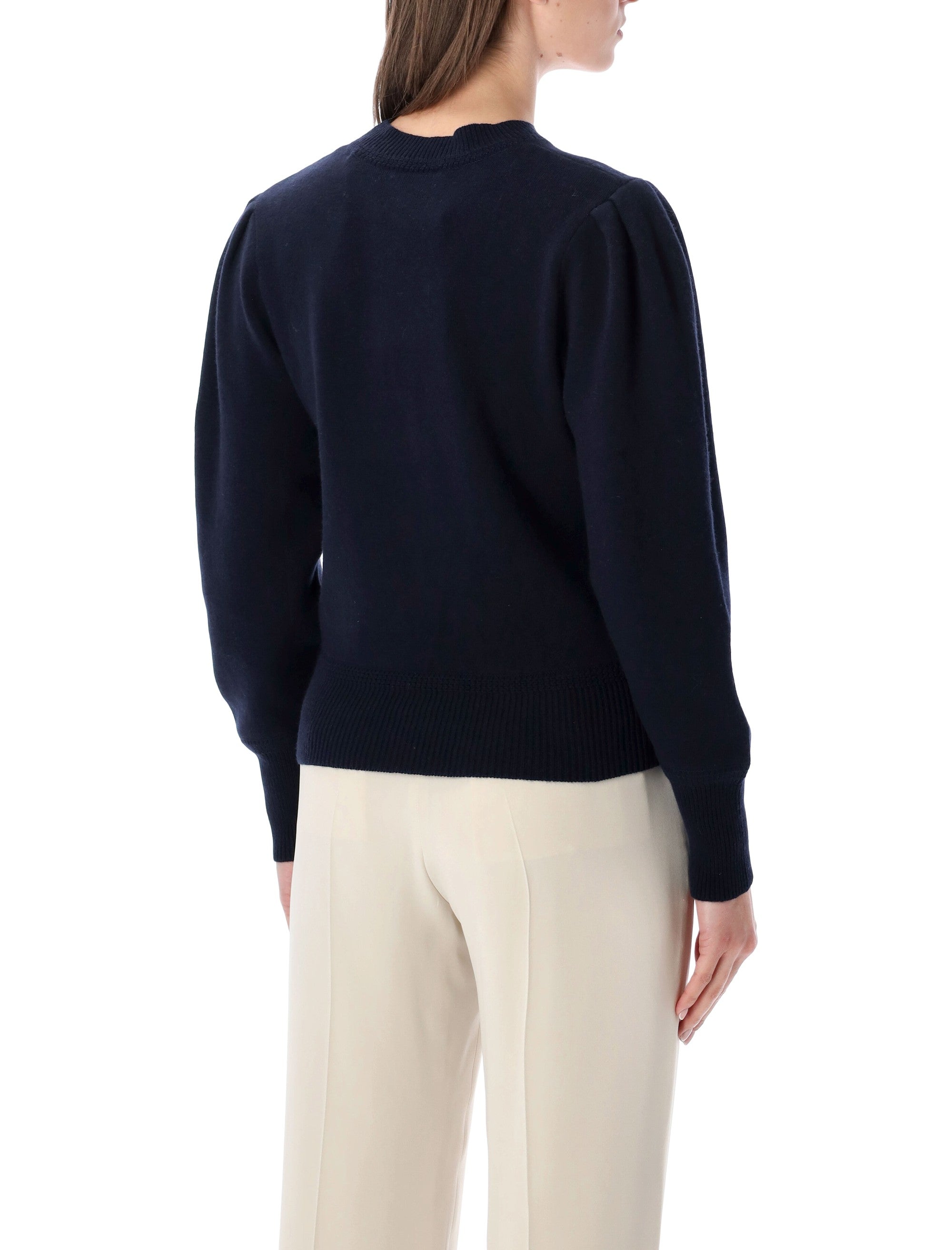 Kelaya Wool-Blend Puff-Sleeve Sweater