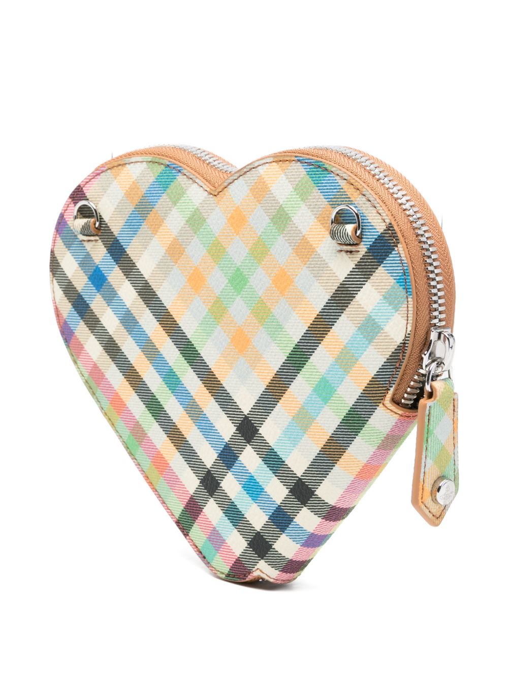 Checked Orb Chain Strap Bag
