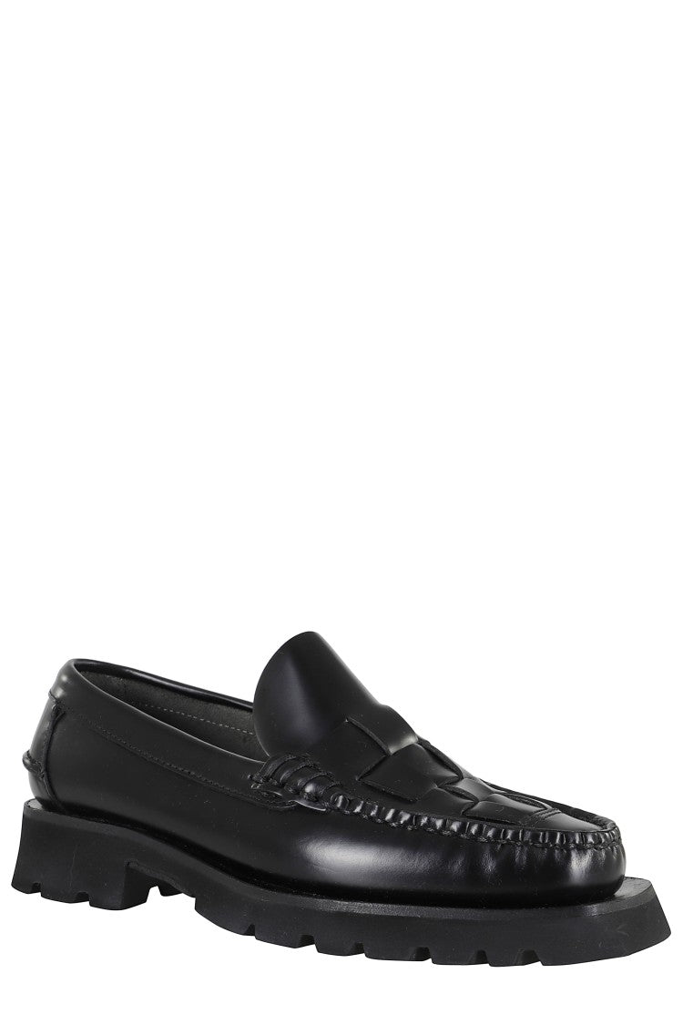 Nombela Sport Braided Leather Loafer