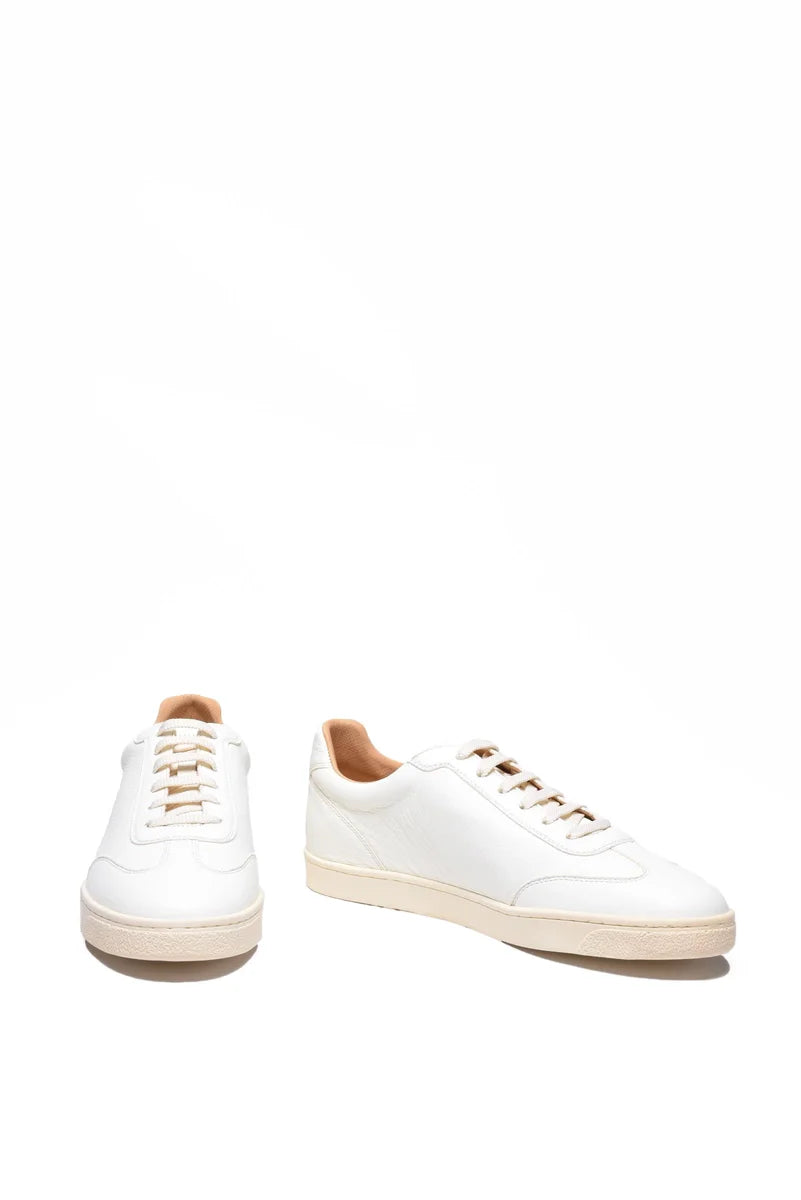 Leather Sneakers - White