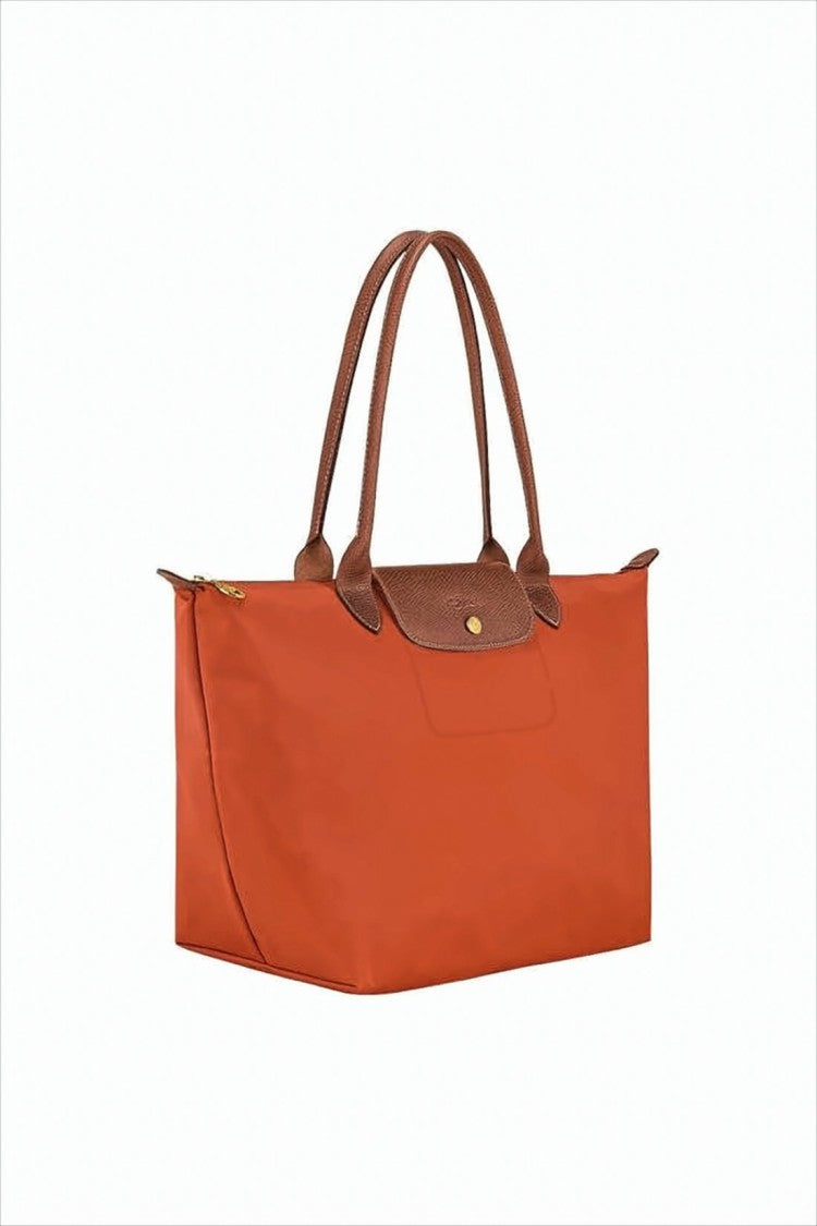 Spacious Orange Tote Bag