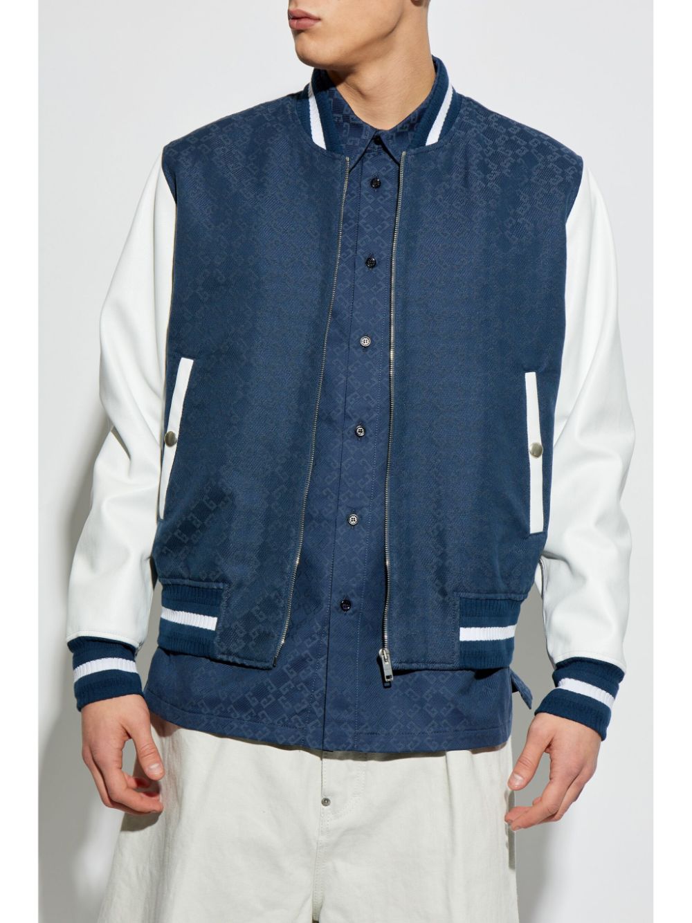 Indigo Blue Zip-Up Jacket
