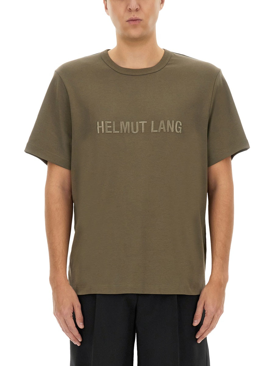 Regular Fit T-Shirt with Tonal Logo Embossing