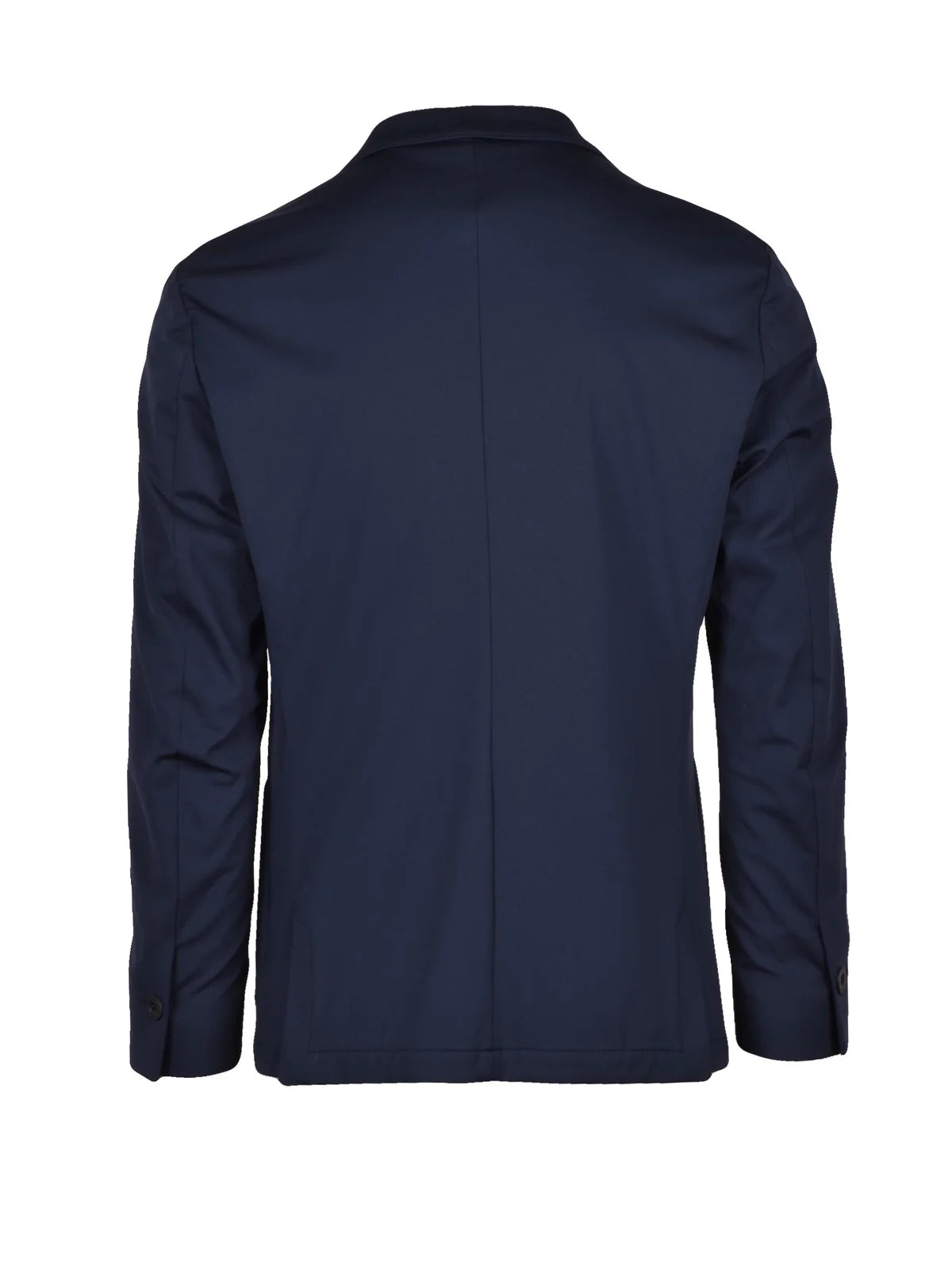 Blue Polyamide Elastane Technical Blazer Jacket