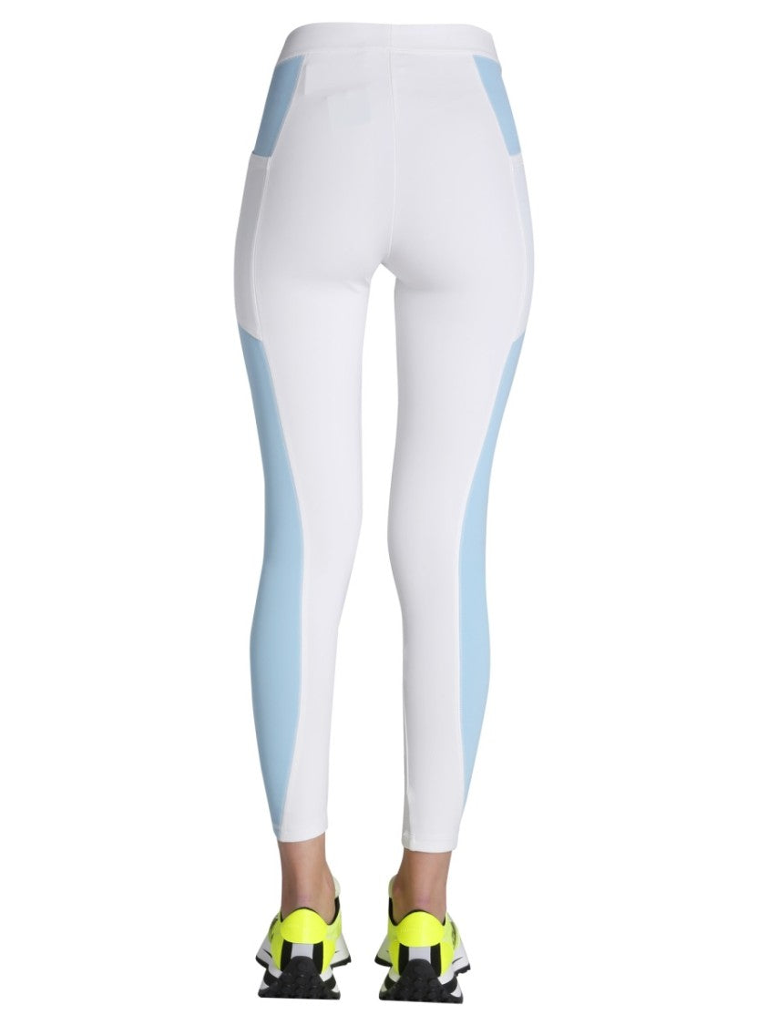 High-Waisted Leggings With Bold Logo Detailing