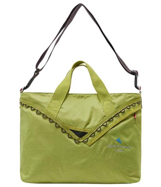 Rectangular Duffle Bag with Diagonal Zippered Pocket