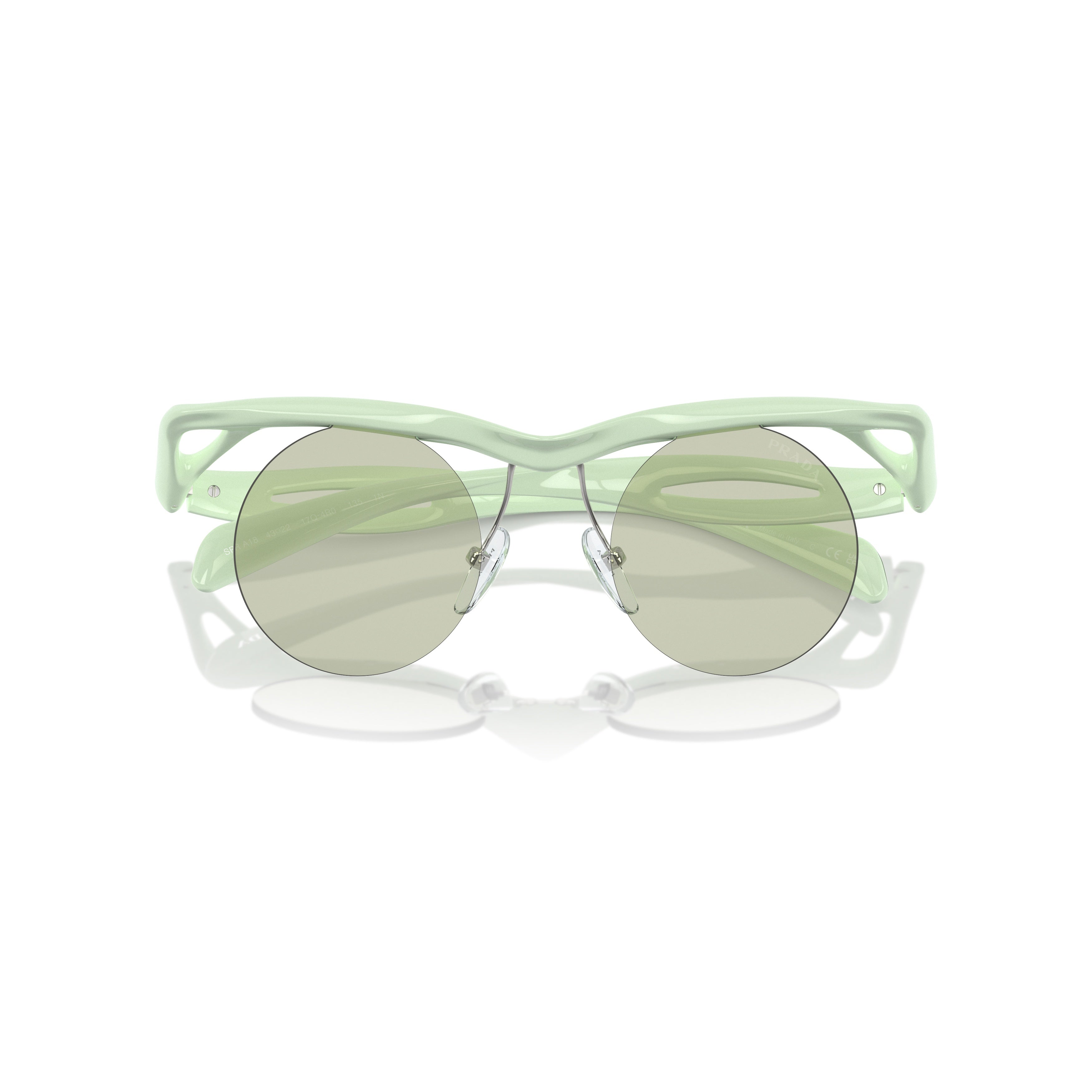 0pr A18s Round Lens Sunglasses