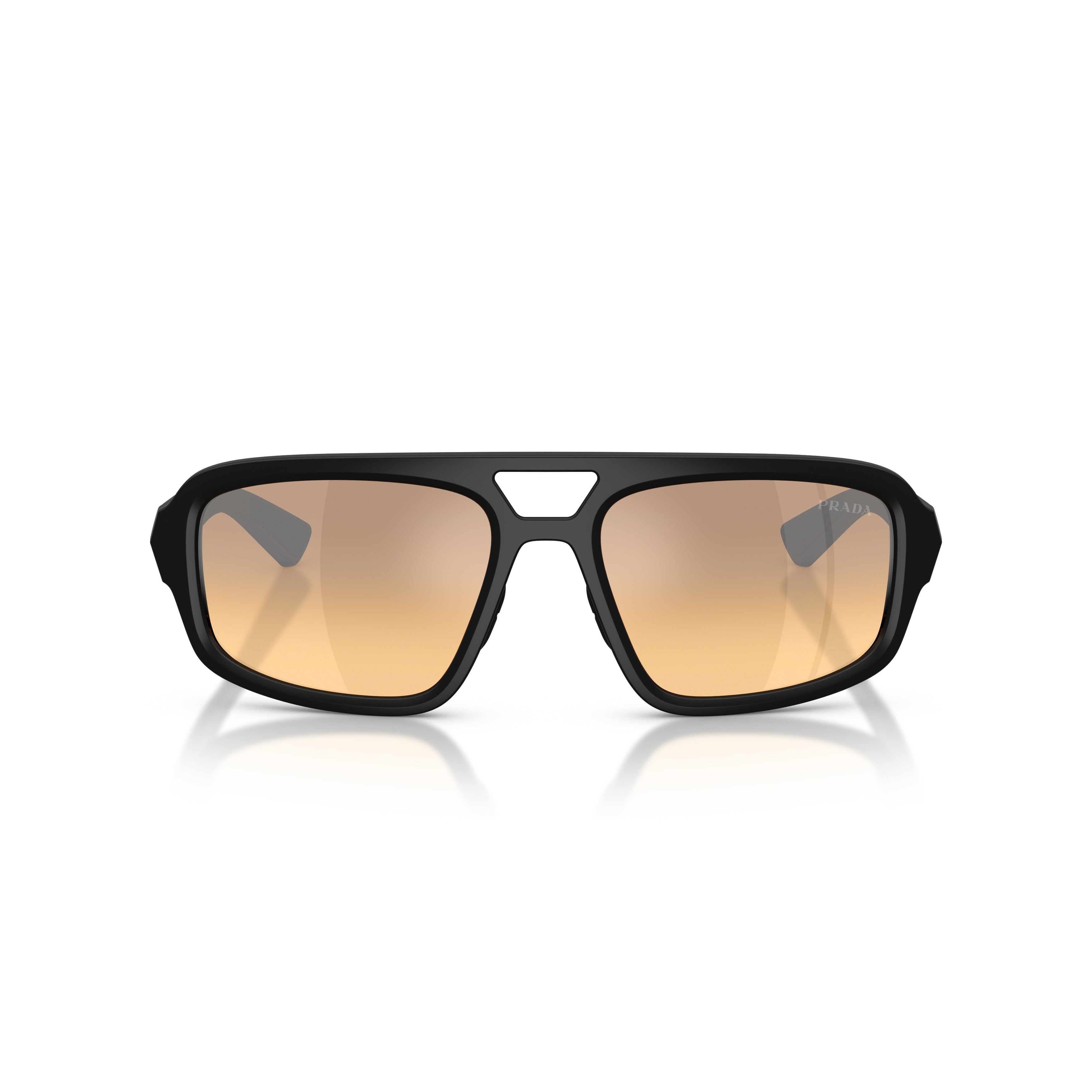 0ps B11su Rectangular Matte Black Sunglasses