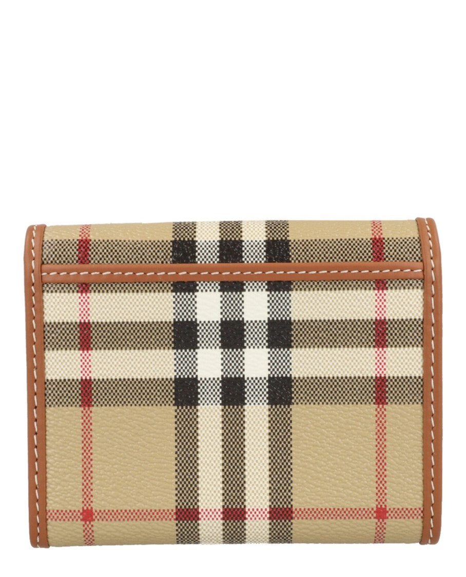 Lancaster Check Trifold Wallet