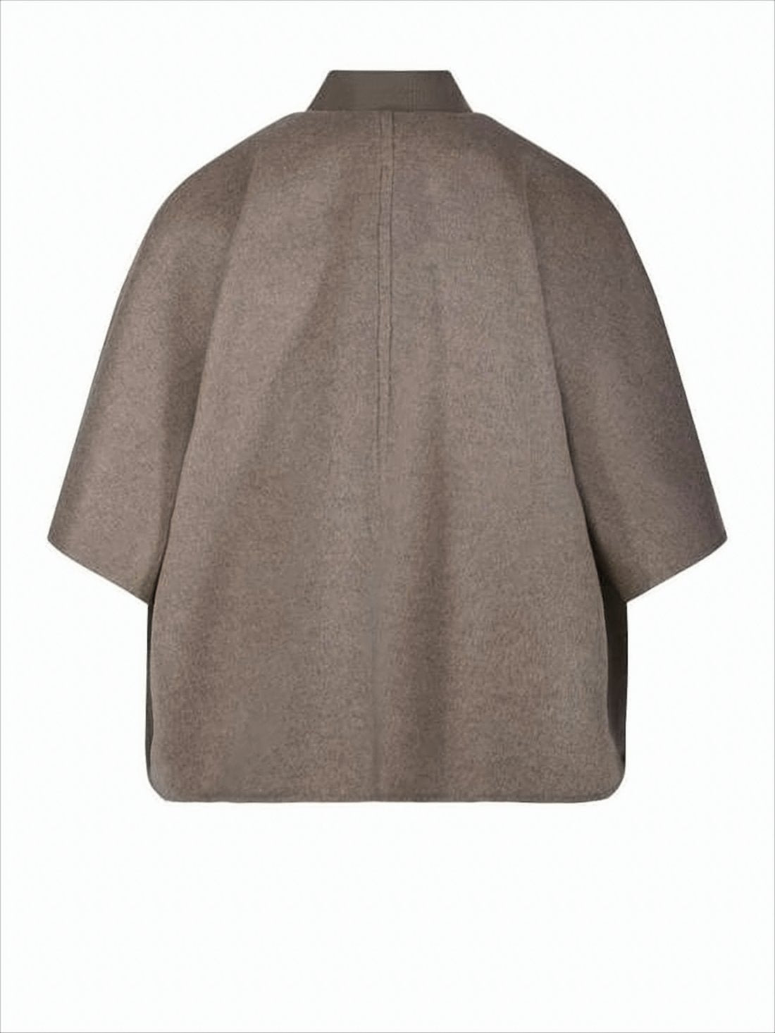 Cashmere Cape with Button-Up Front