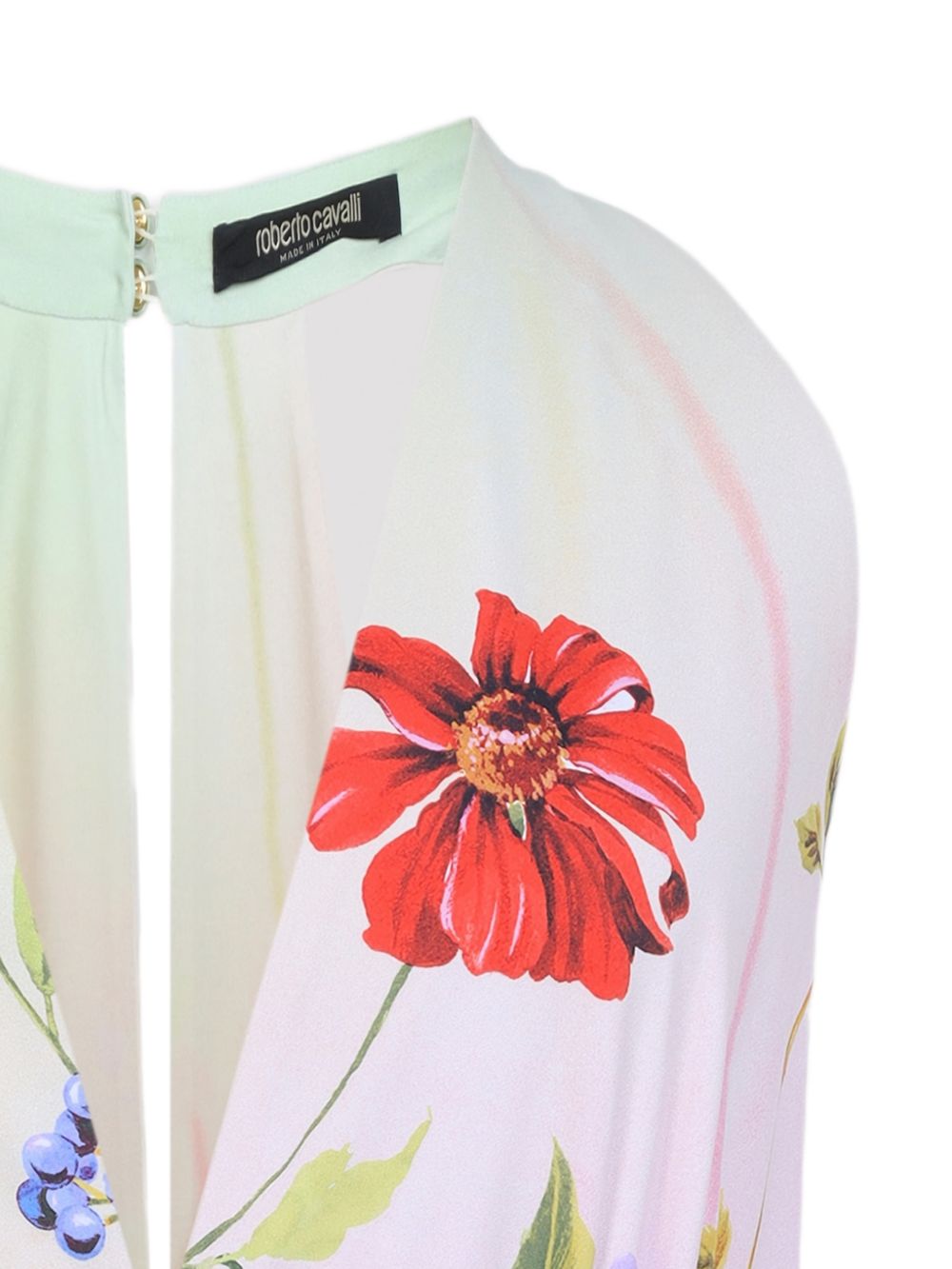 Flowing Multicolour Silk Dress