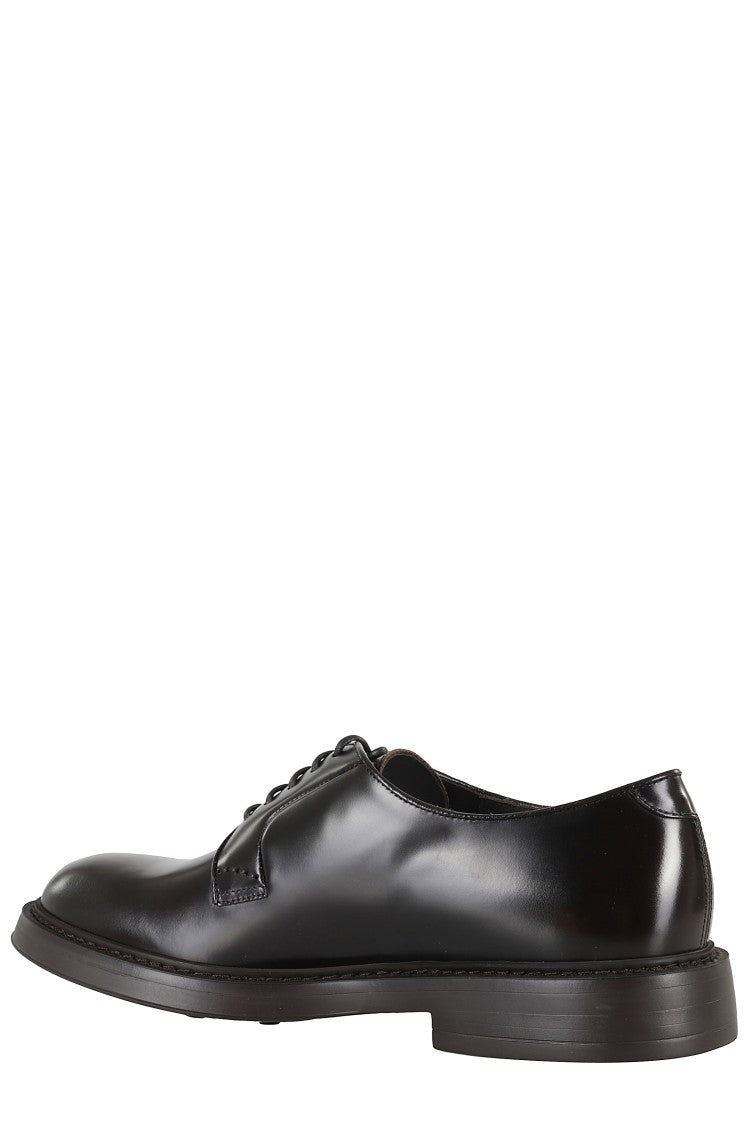 Horse Lace-Up Derby Shoes