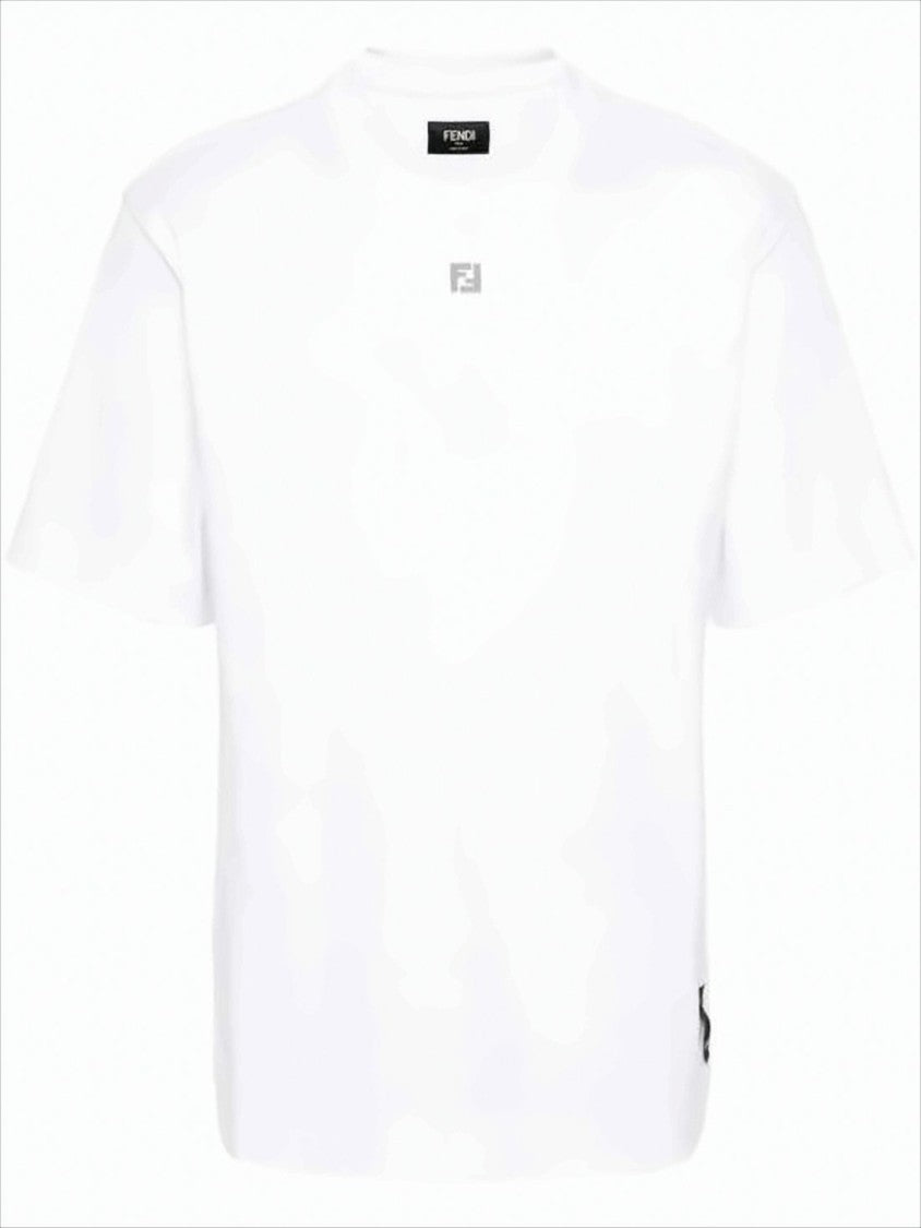 Classic Cotton T-Shirt With Minimalist Logo Detail