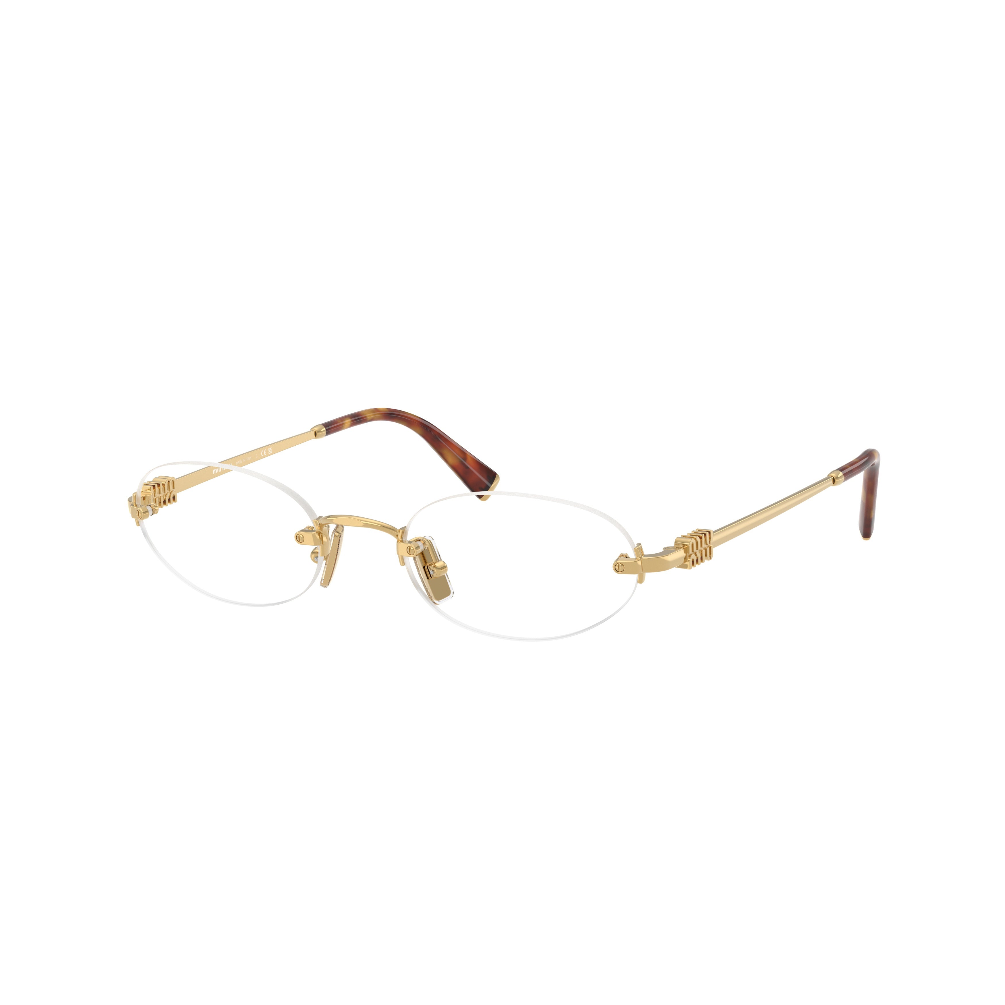 0mu 53wv Rimless Oval Lens Sunglasses