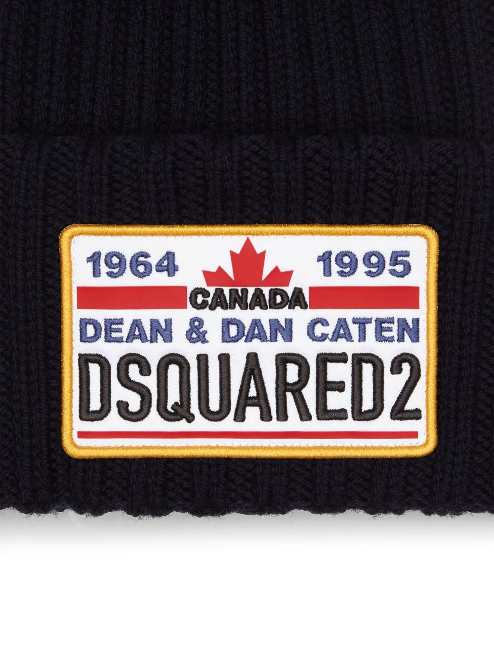 Ribbed Black Knit Hat