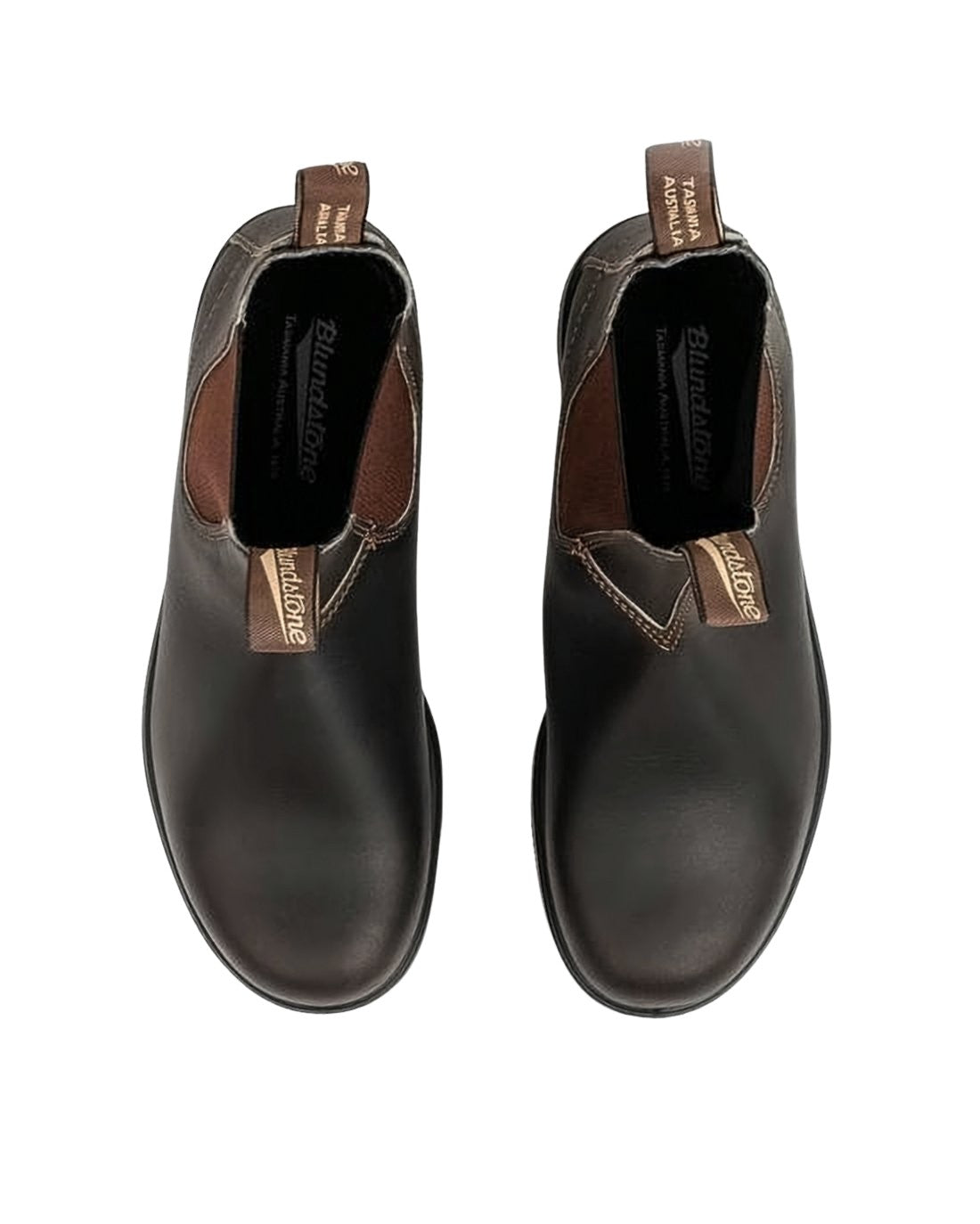 Brown Cowhide Leather Ankle Boots