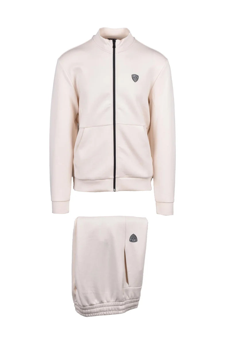 Two-Piece Activewear Jumpsuit with Zip-Up Jacket
