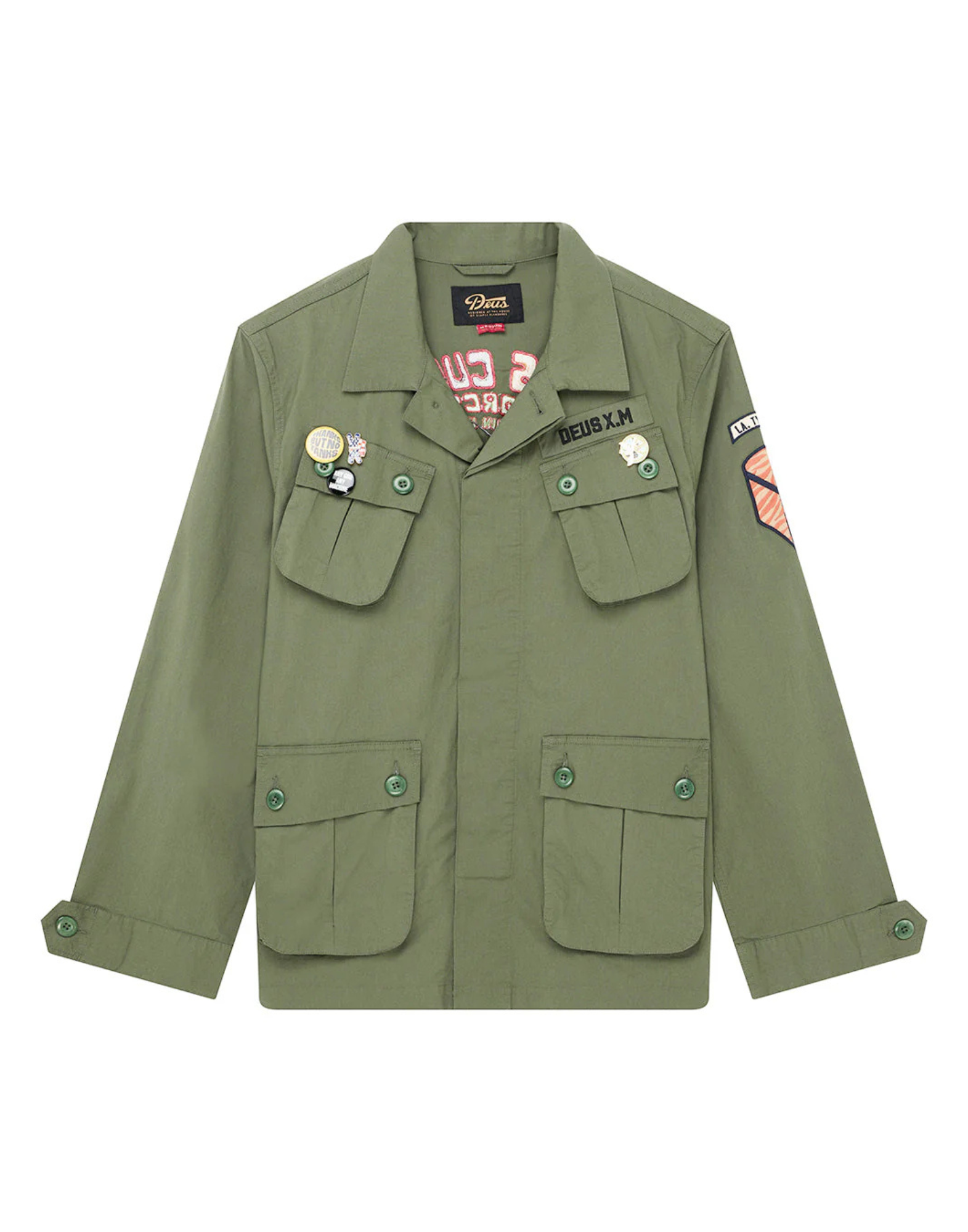 Pine Green Power Overshirt
