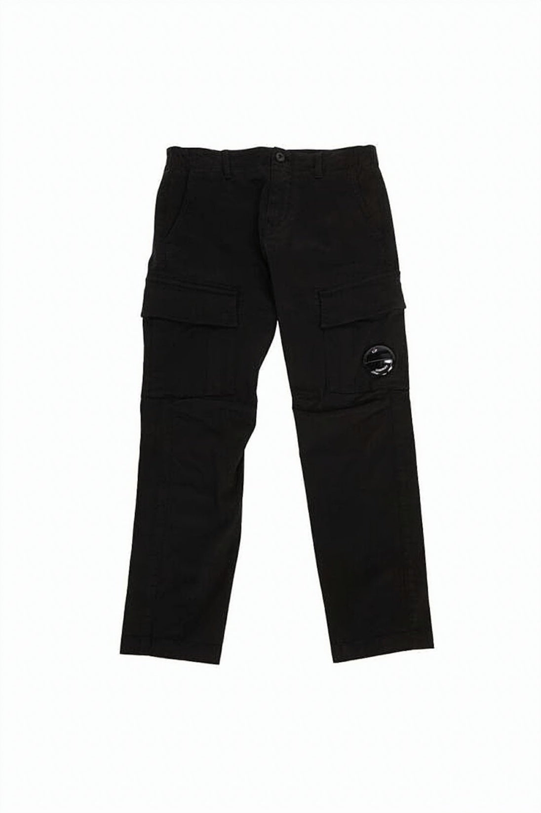 Straight Pants with Cargo Pockets