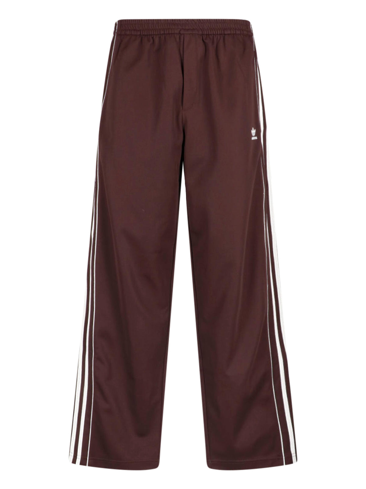 Brown Relaxed Fit Side Stripe Trousers