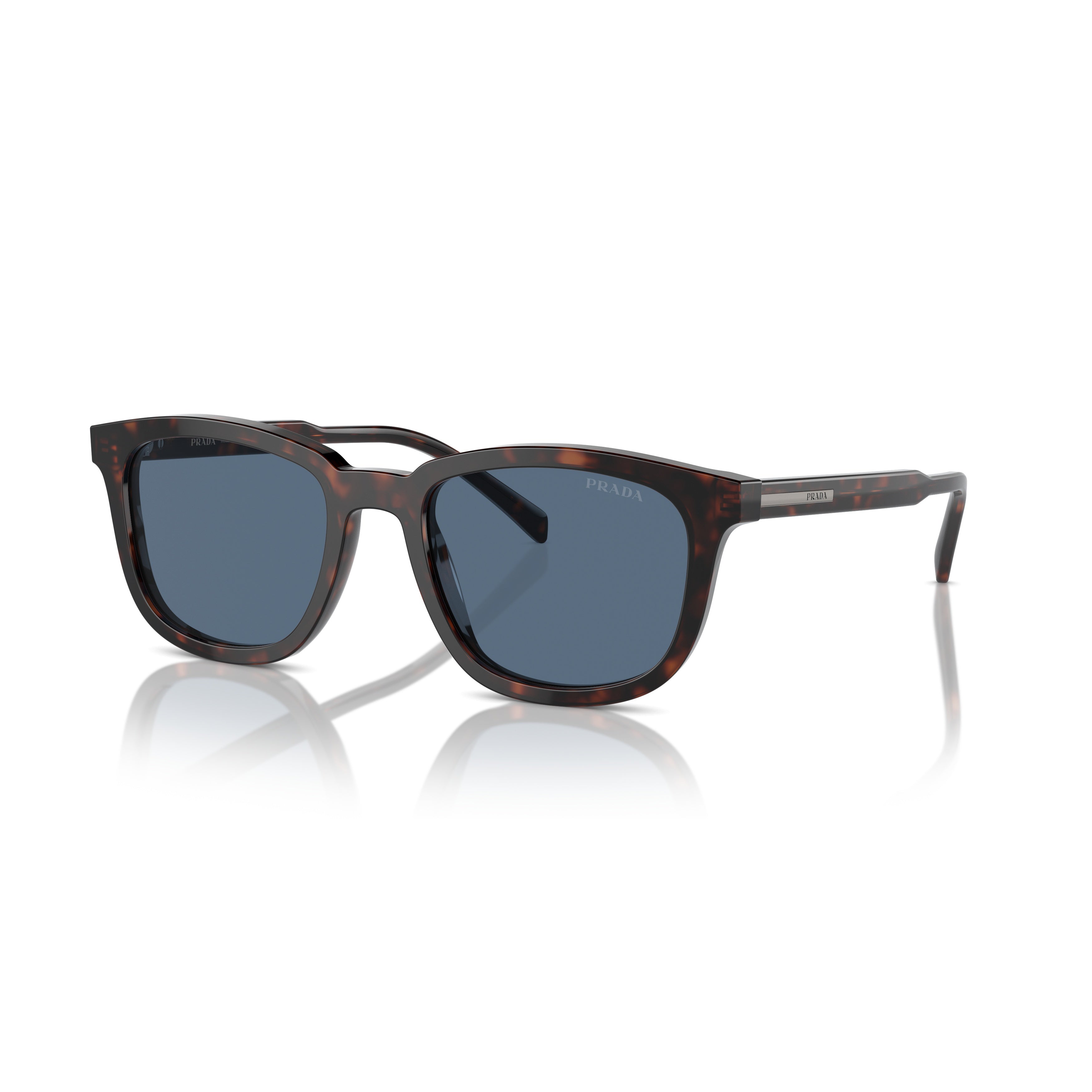 0pr A21s Tortoiseshell Acetate Square Frame Sunglasses