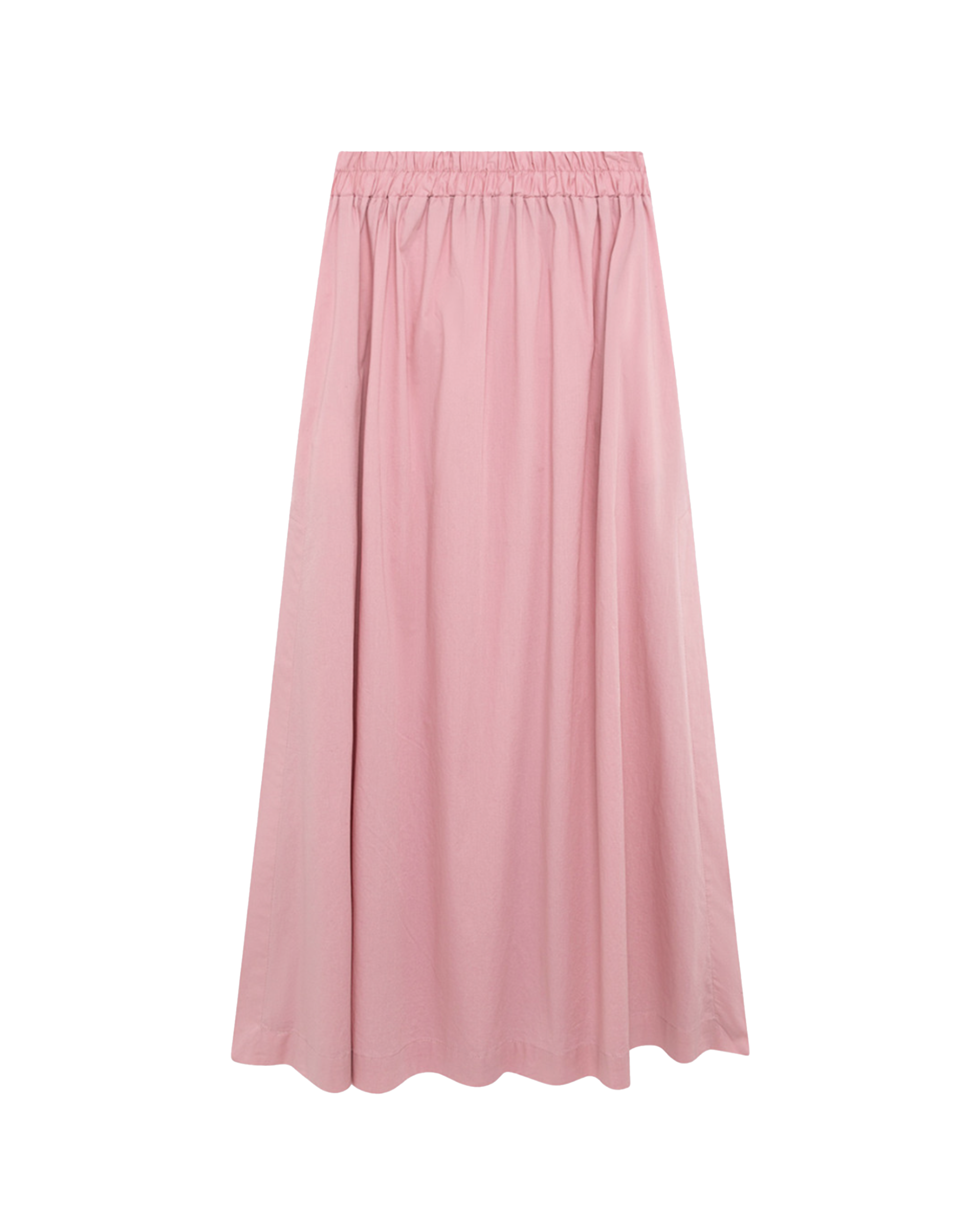 Pink Poplin Skirt