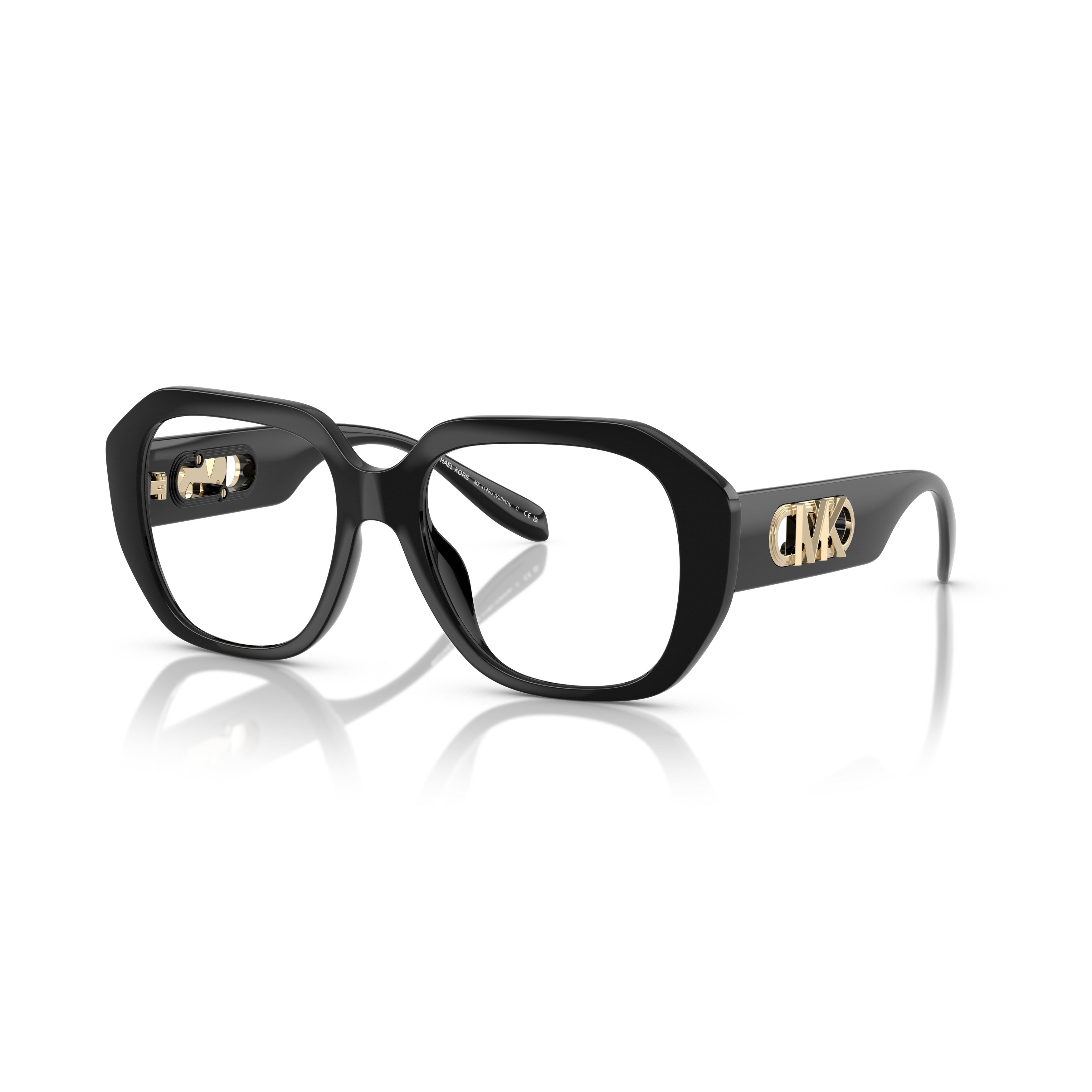 0mk4148u Oversized Square Frame Sunglasses with Gold-tone Accent