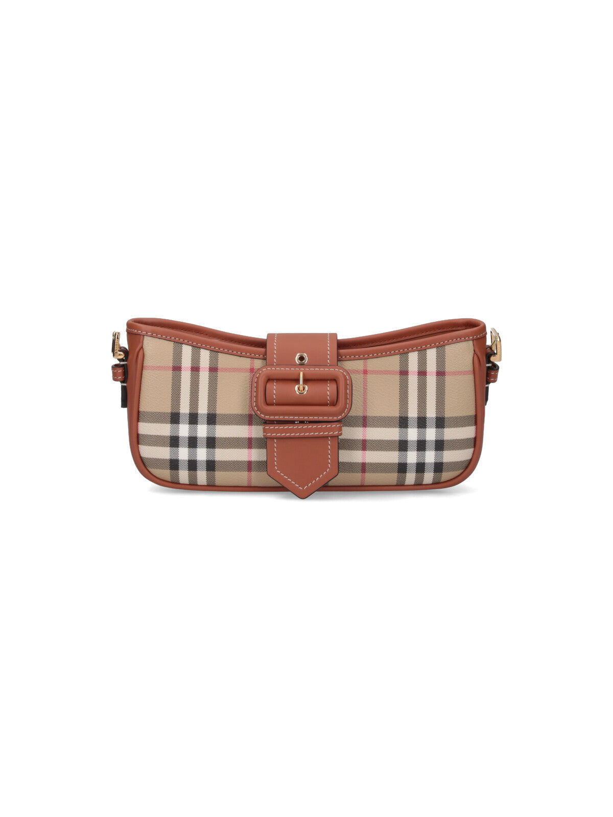 "Sling" Shoulder Bag, In Beige Fabric