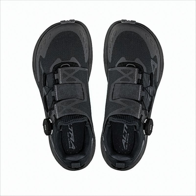 Black Mesh Sneakers with Vibram Sole