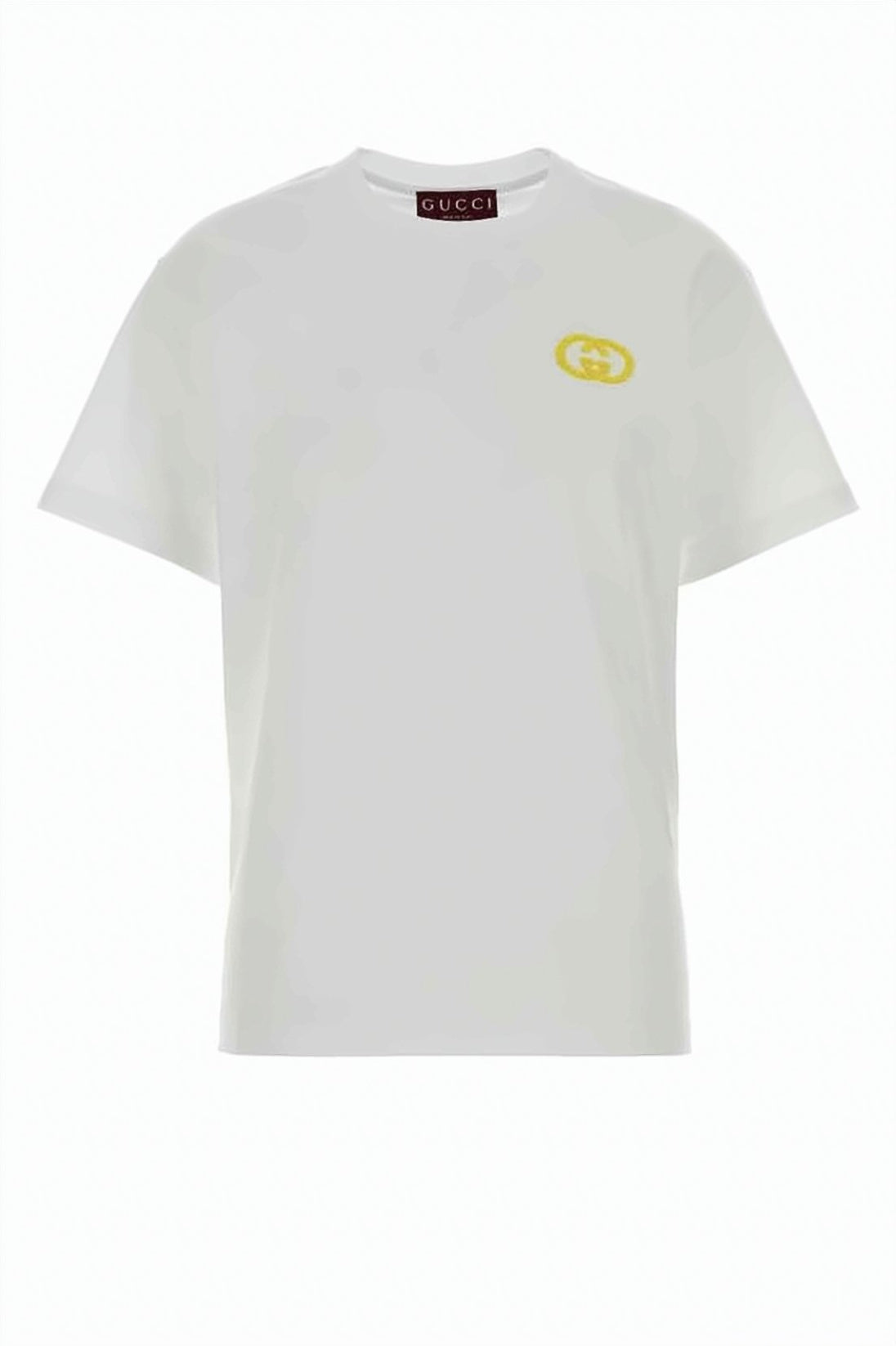 Short-Sleeved Cotton Jersey T-Shirt with Print Detail