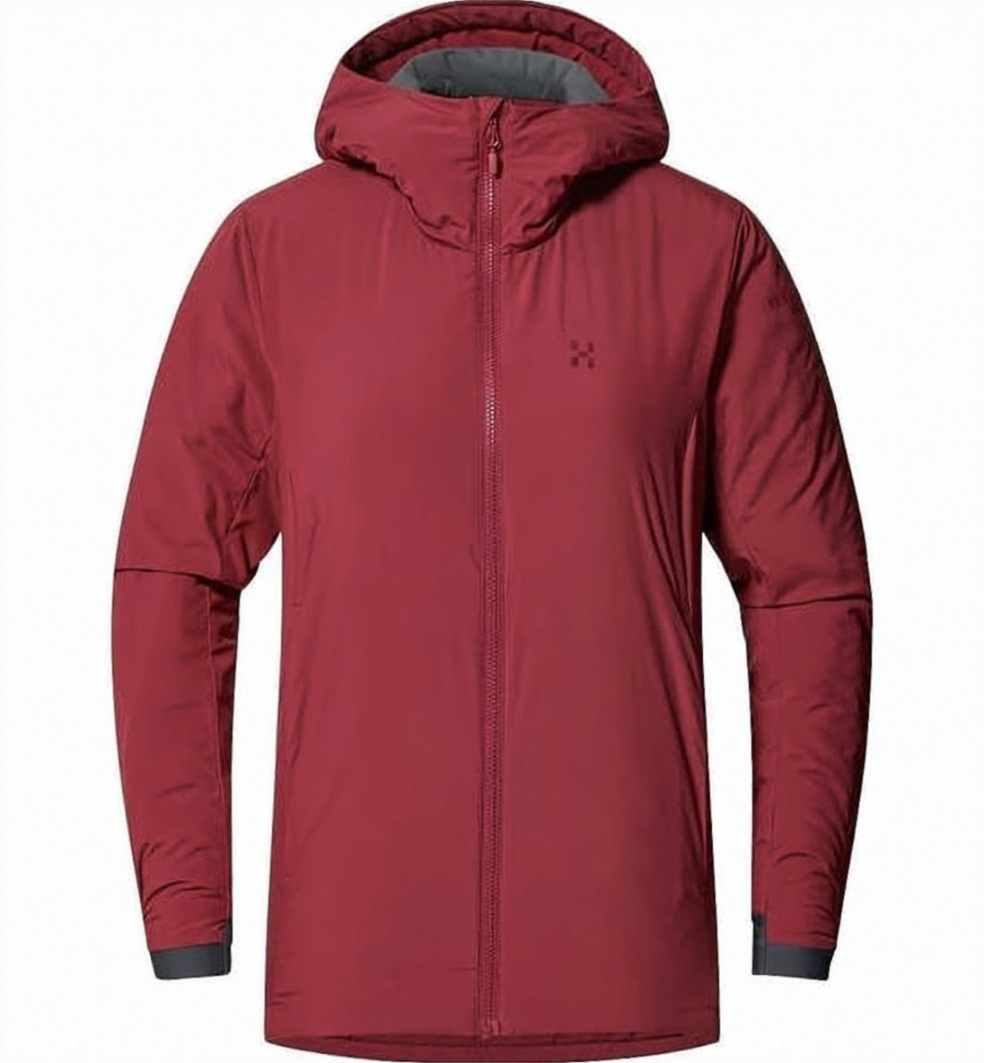 Short Padded Jacket with Fitted Hood