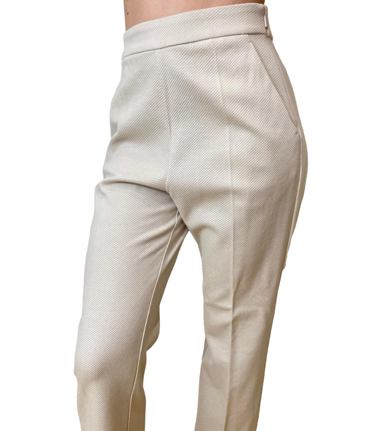 Ivory White Mmlcaliffo Polyamide Trousers