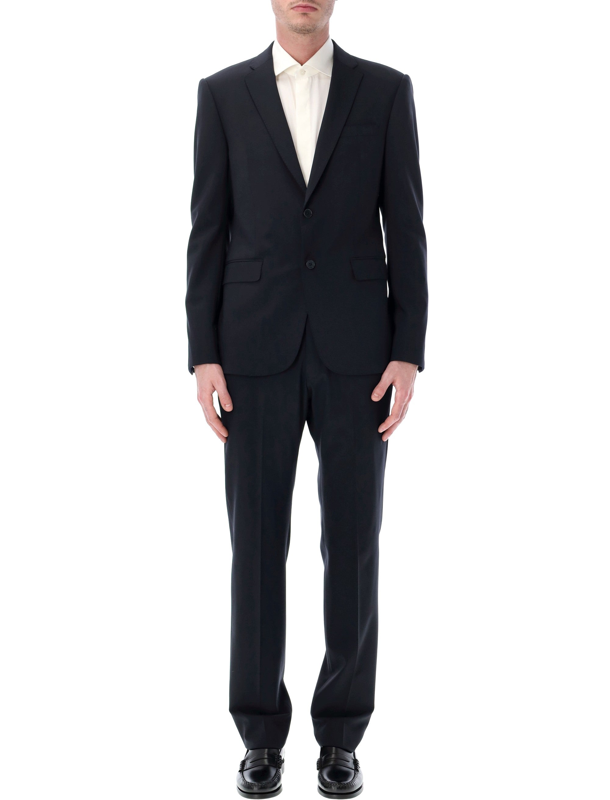 Single-Breasted Wool Suit